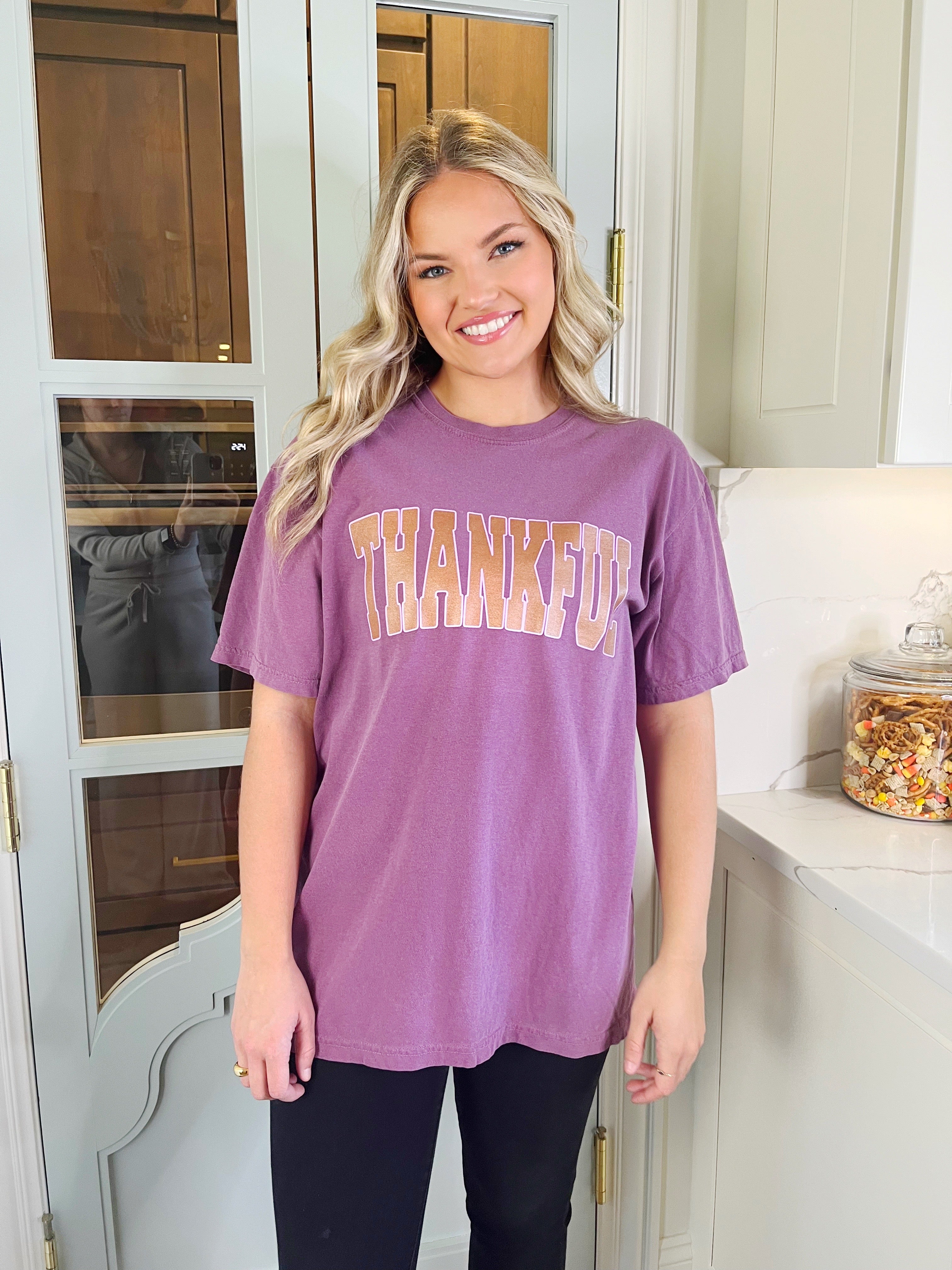 Thankful Copper Shimmer Youth & Adult Tee