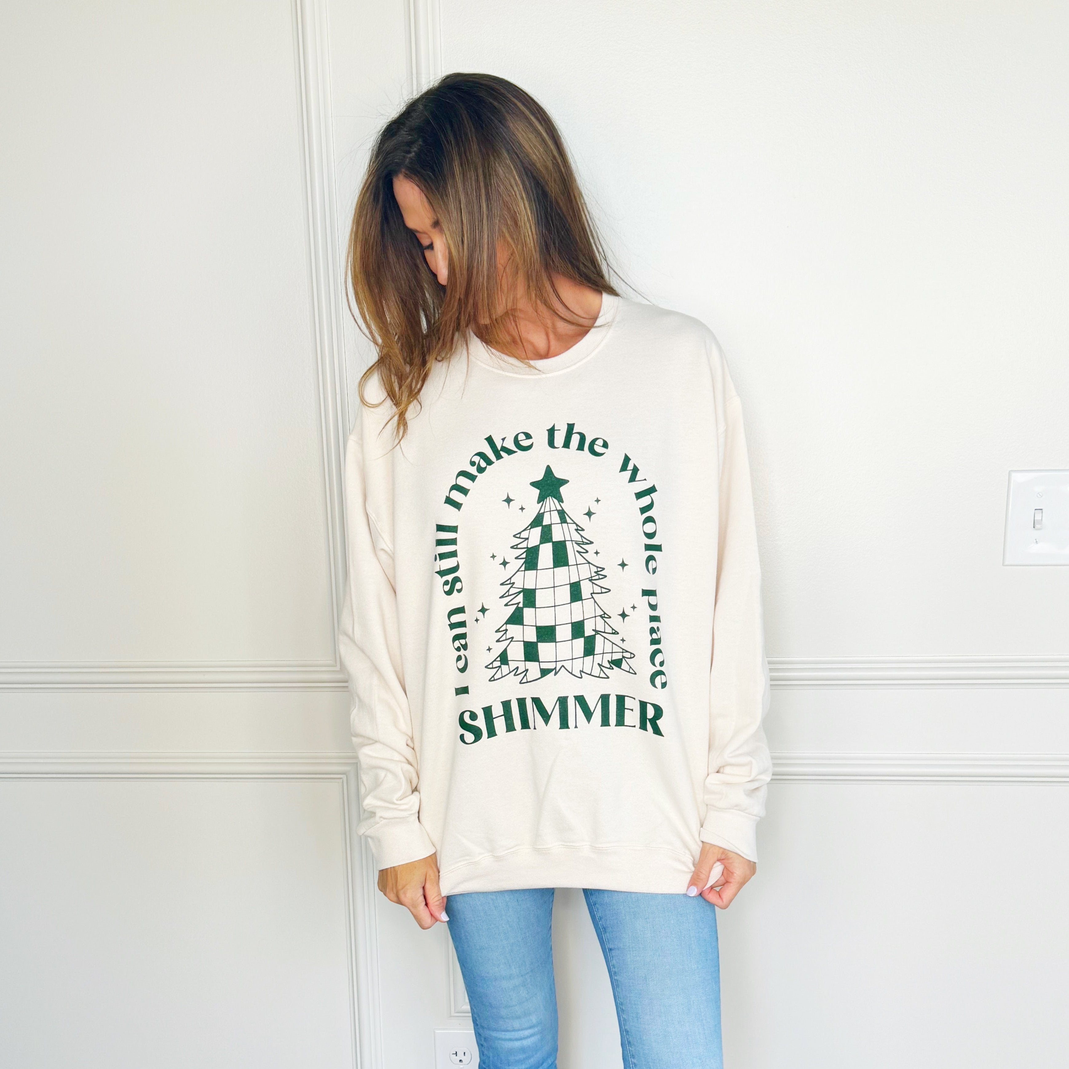 Shimmer Tree Sweatshirt