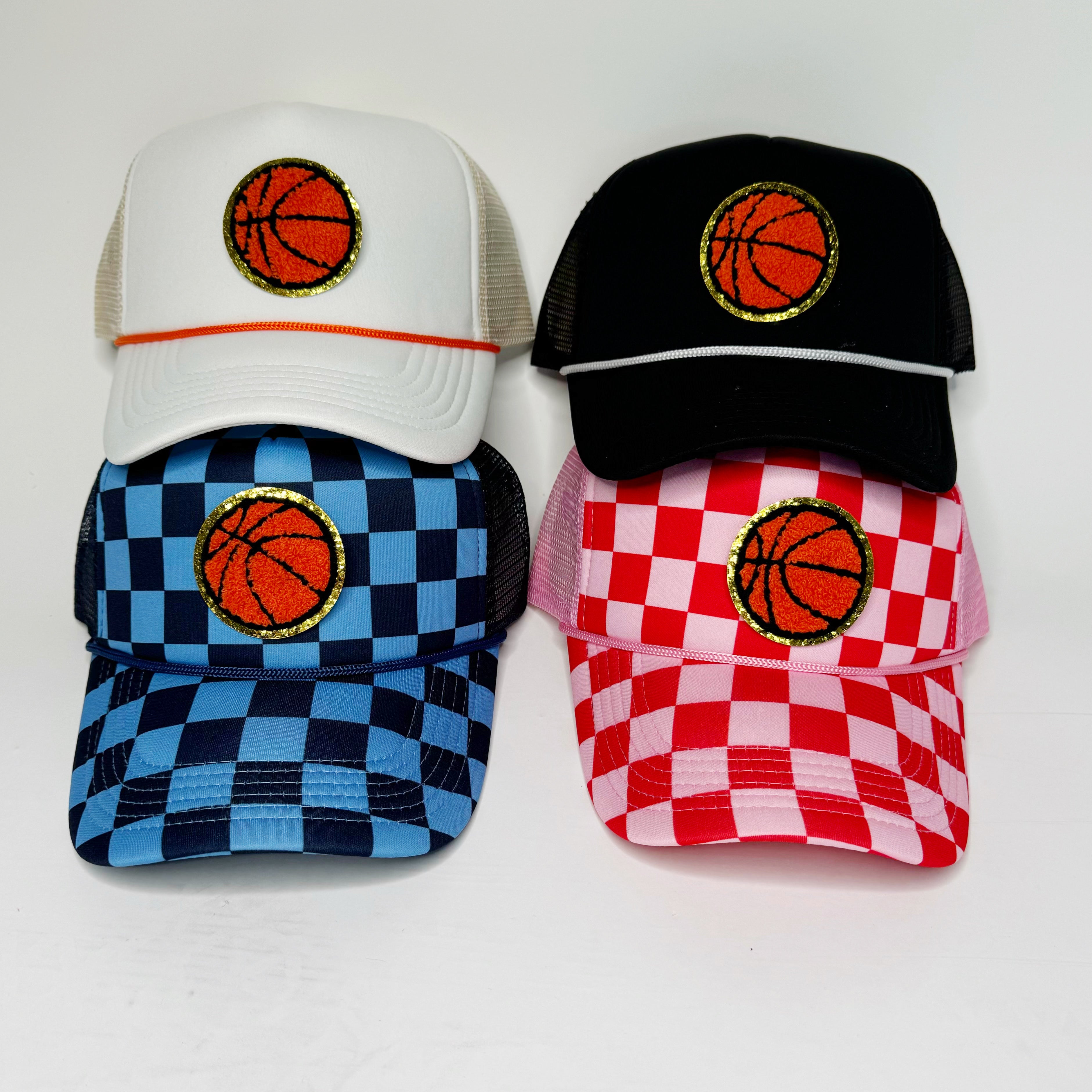 Basketball Patch Trucker Hat