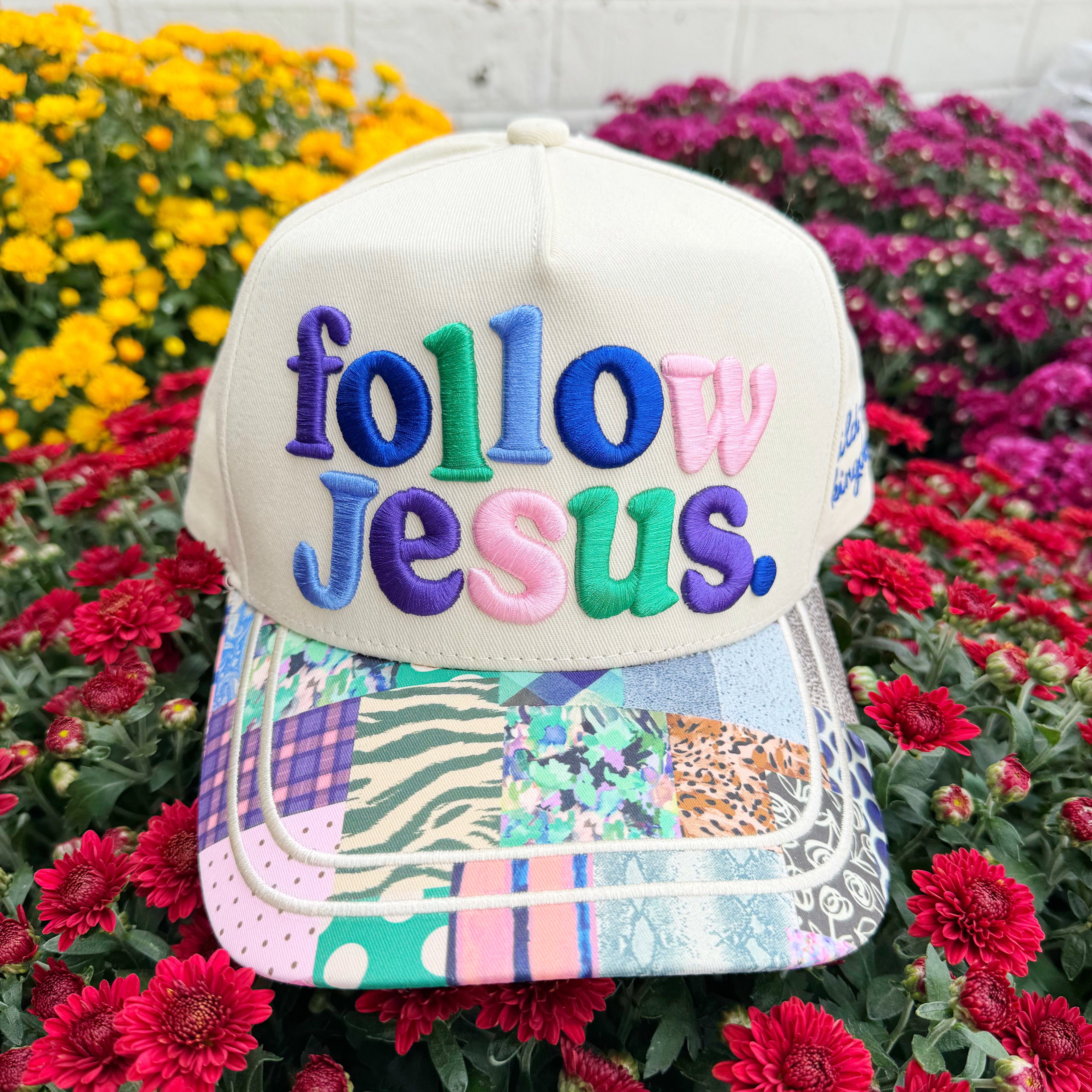 Colorful Follow Jesus Hat - Pre Order!