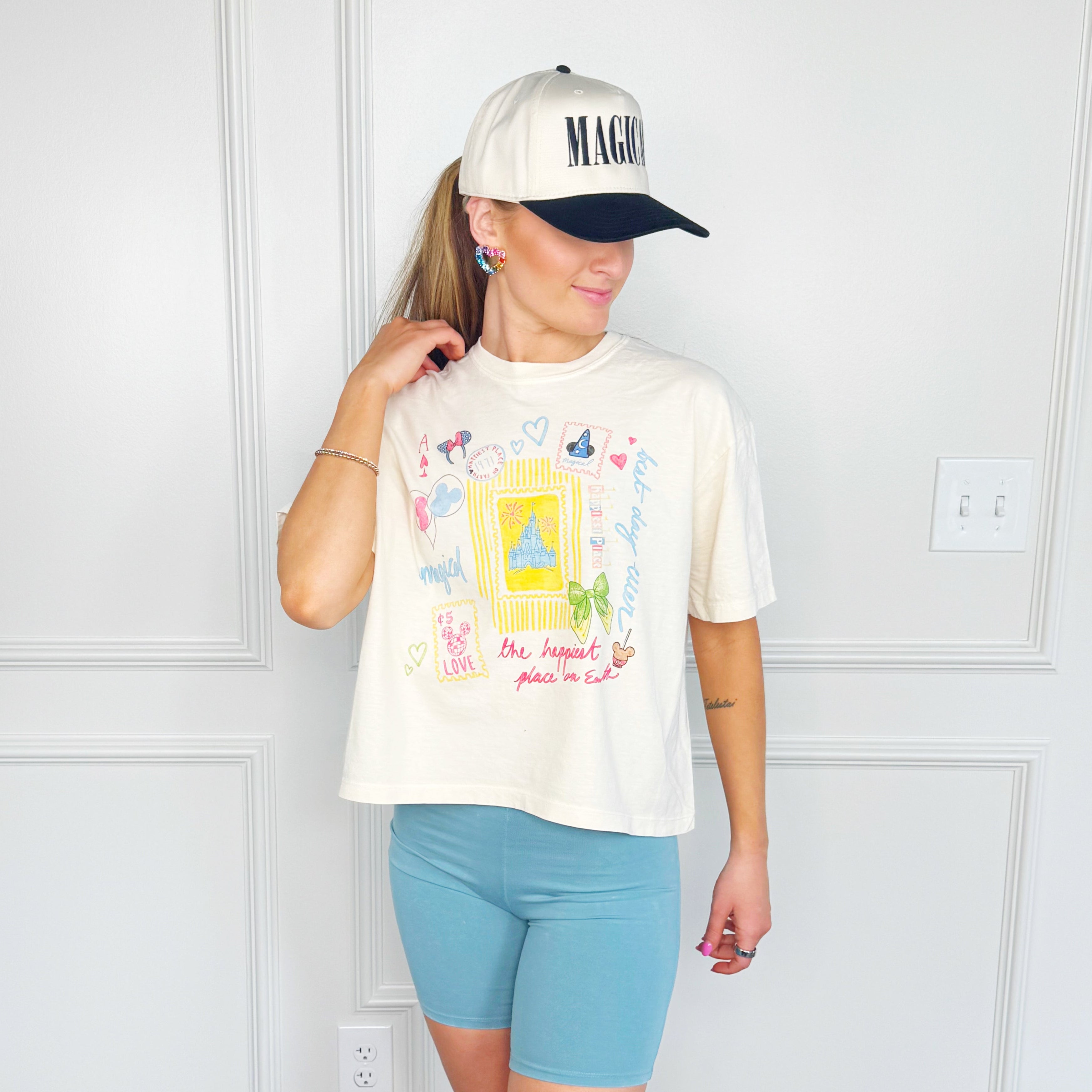 Happiest Place On Earth Cropped Tee