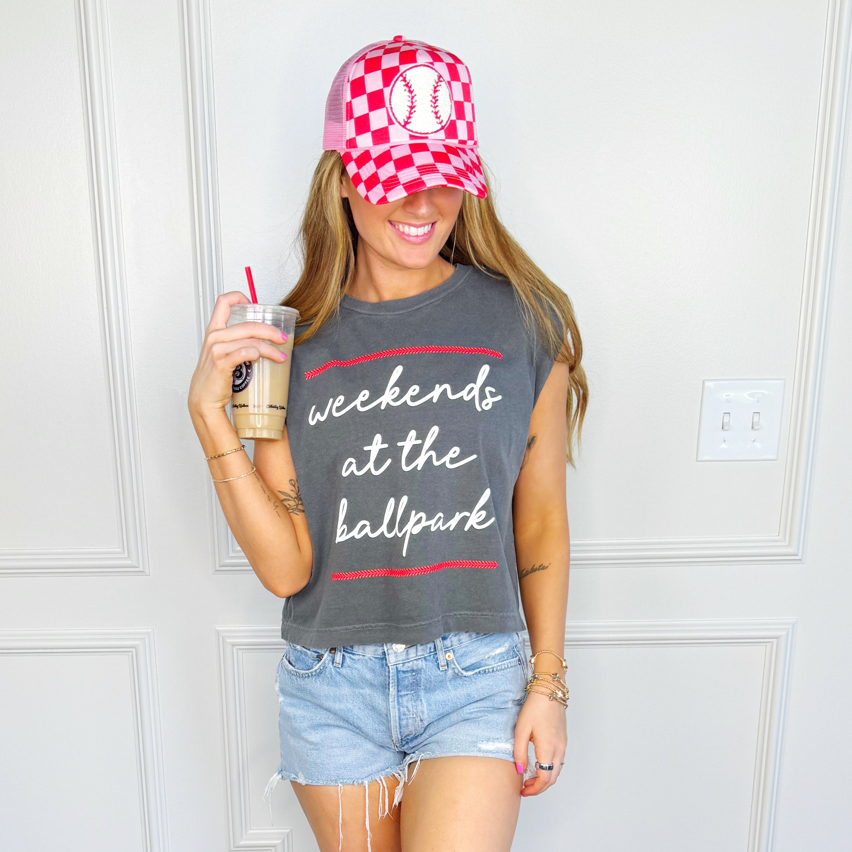 Weekends at the Ballpark Muscle Tee
