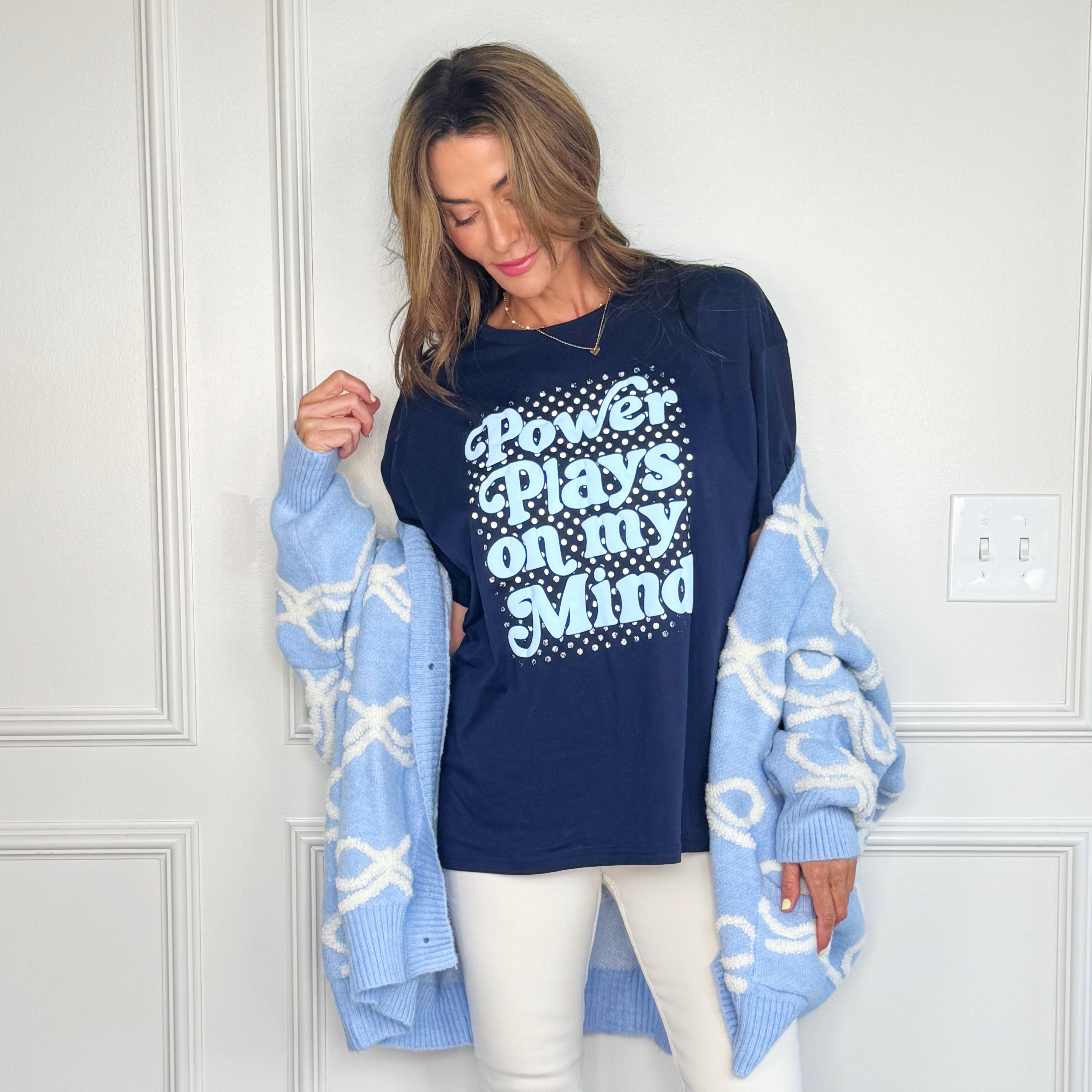 Power Plays On My Mind Puff Tee