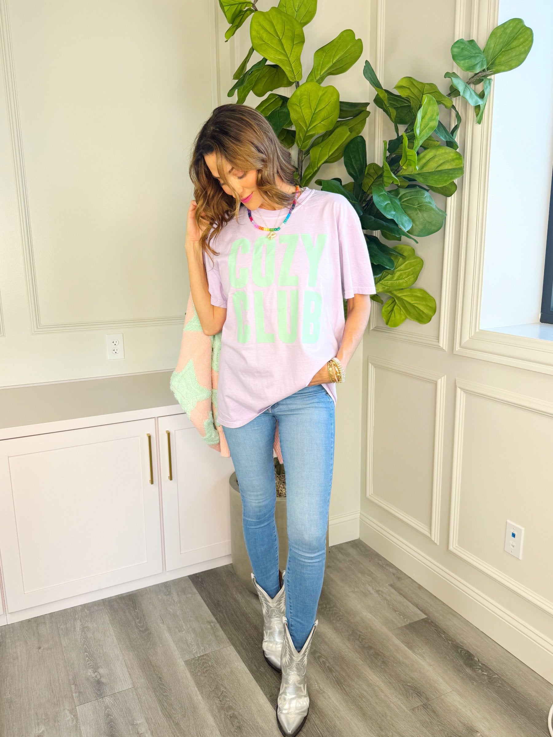 Cozy Club Puff Tee