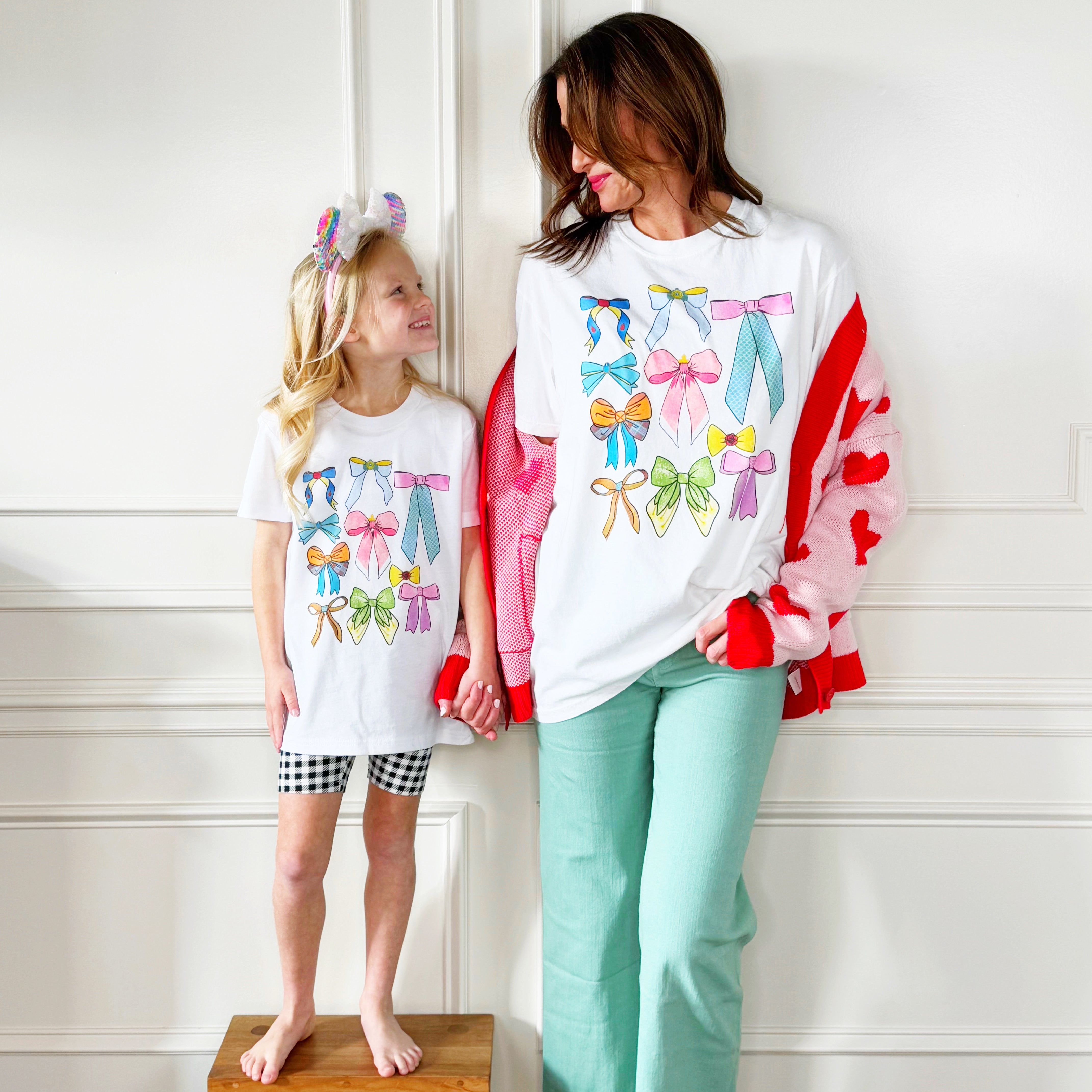 Princess Bow Collage Youth & Adult Tee