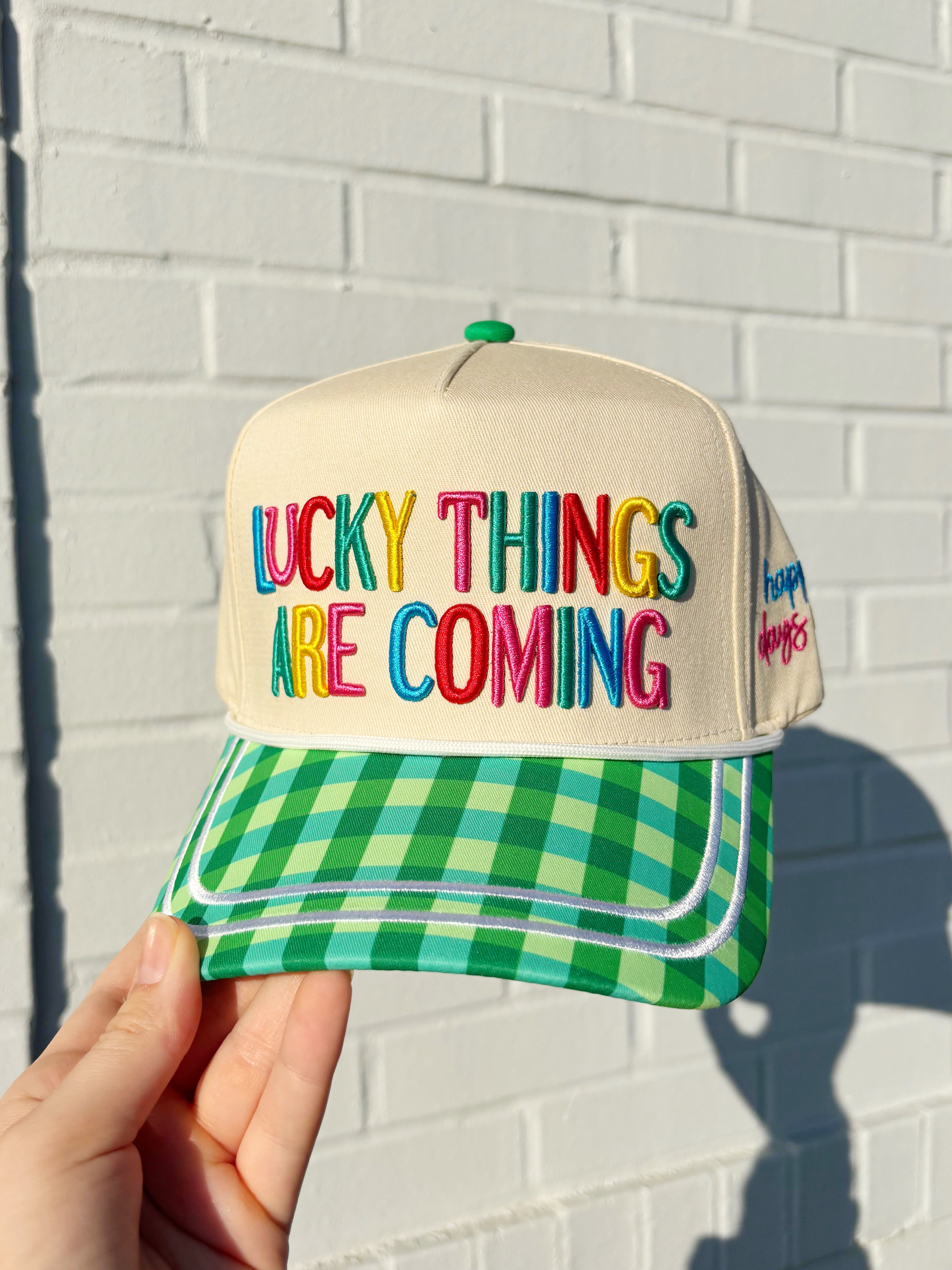 Lucky Things Are Coming Hat - Pre Order