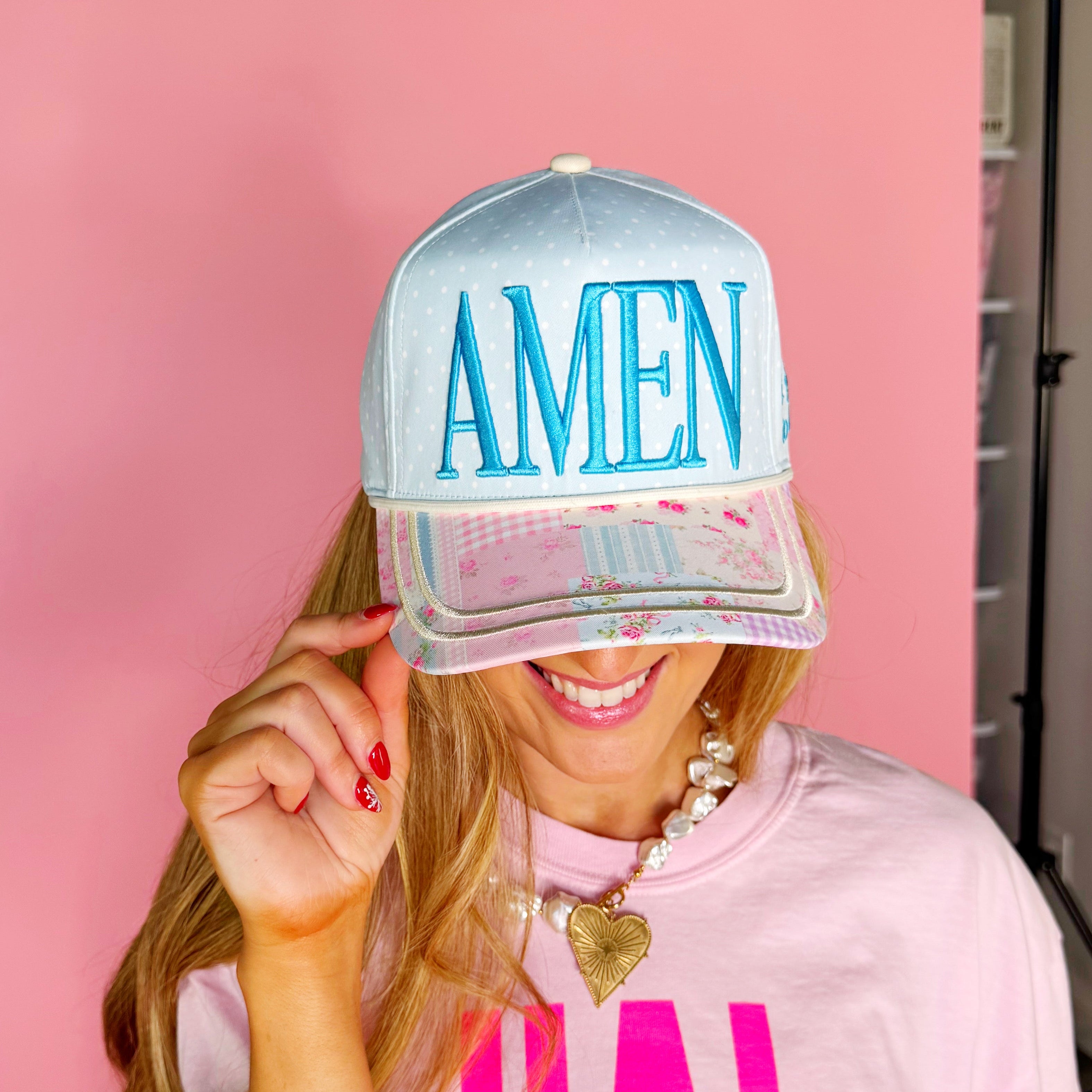 Floral Amen Hat - Pre Order