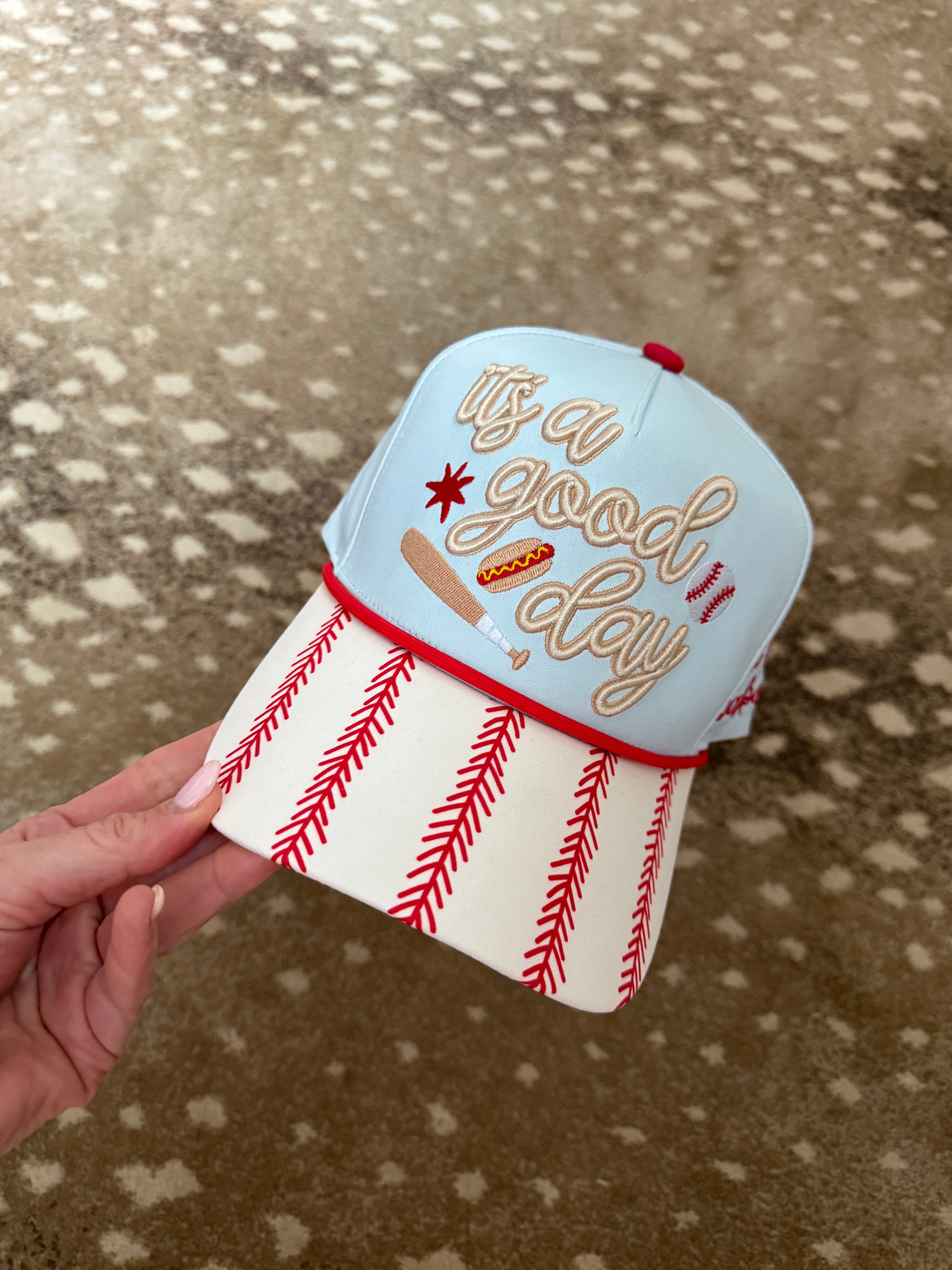 Baseball It's A Good Day Hat- Pre Order
