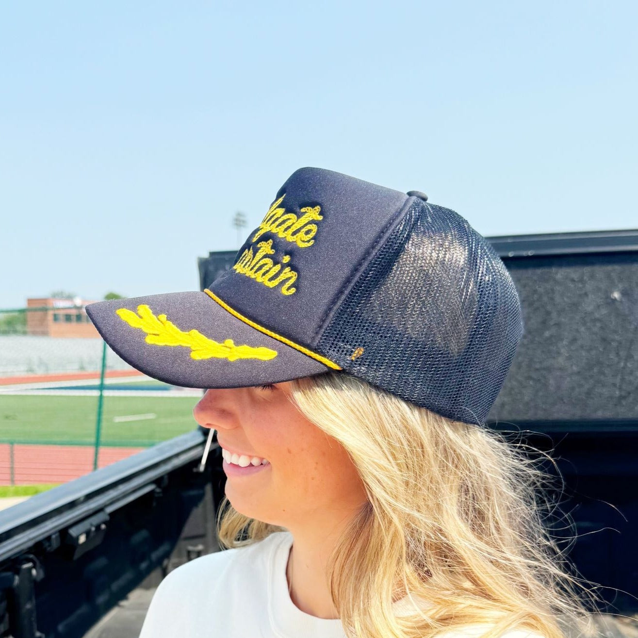 Fancy Tailgate Captain Trucker Hat