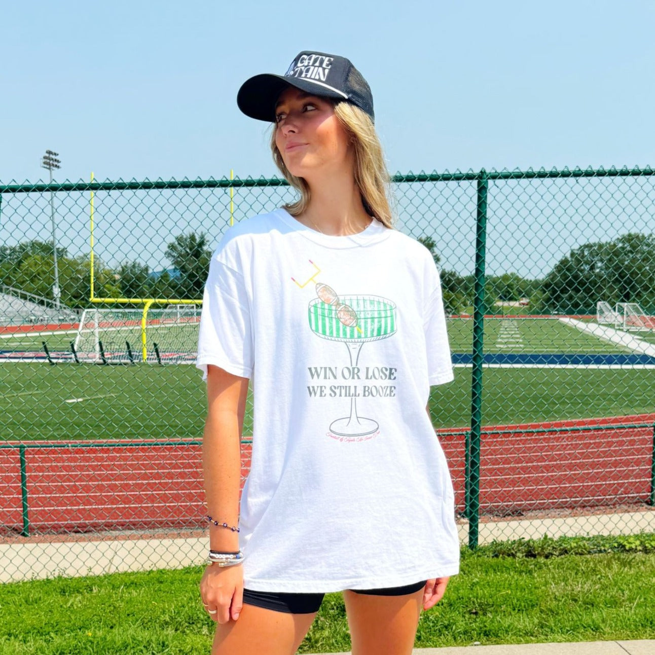 Win or Lose We Still Booze Tee