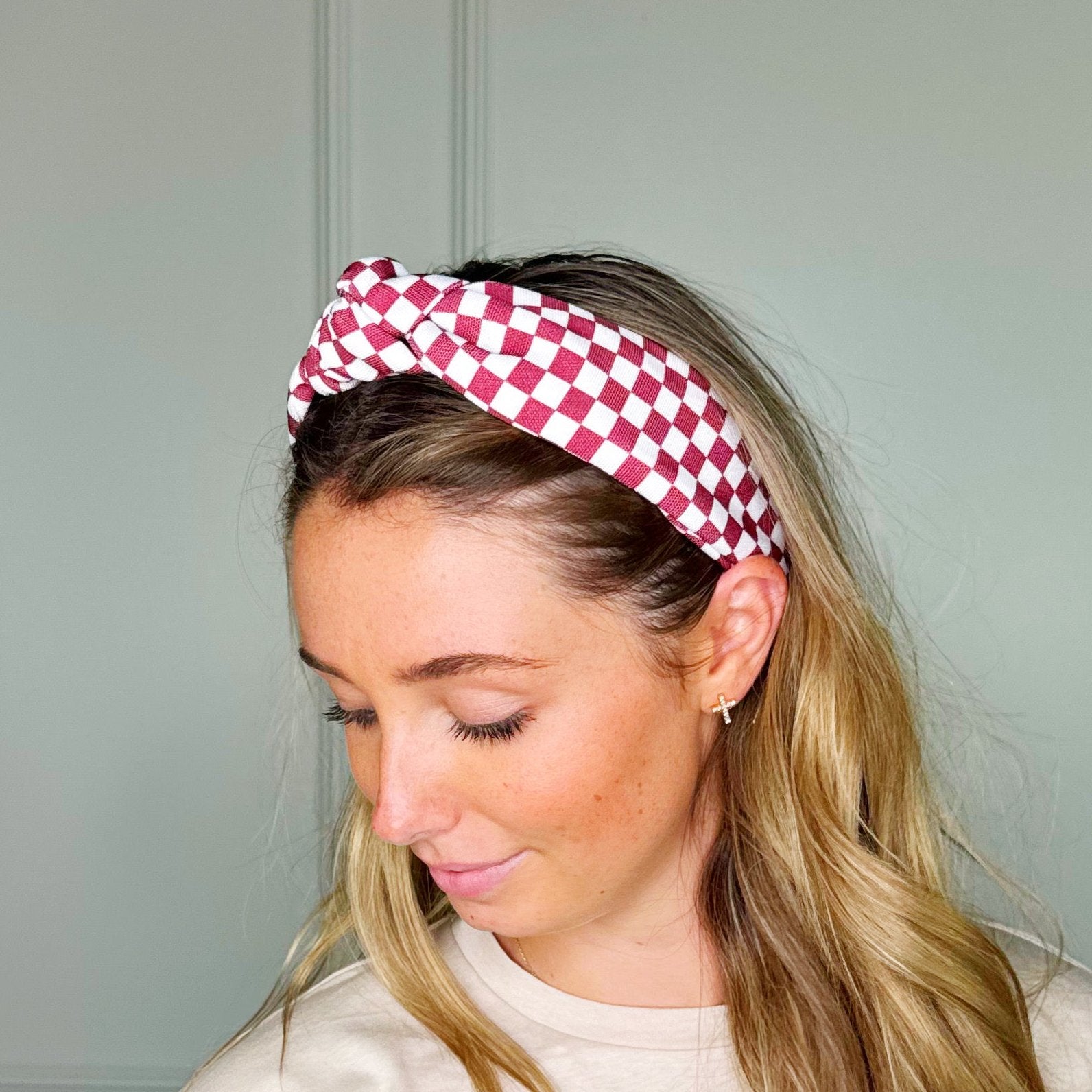 Checkered Headbands
