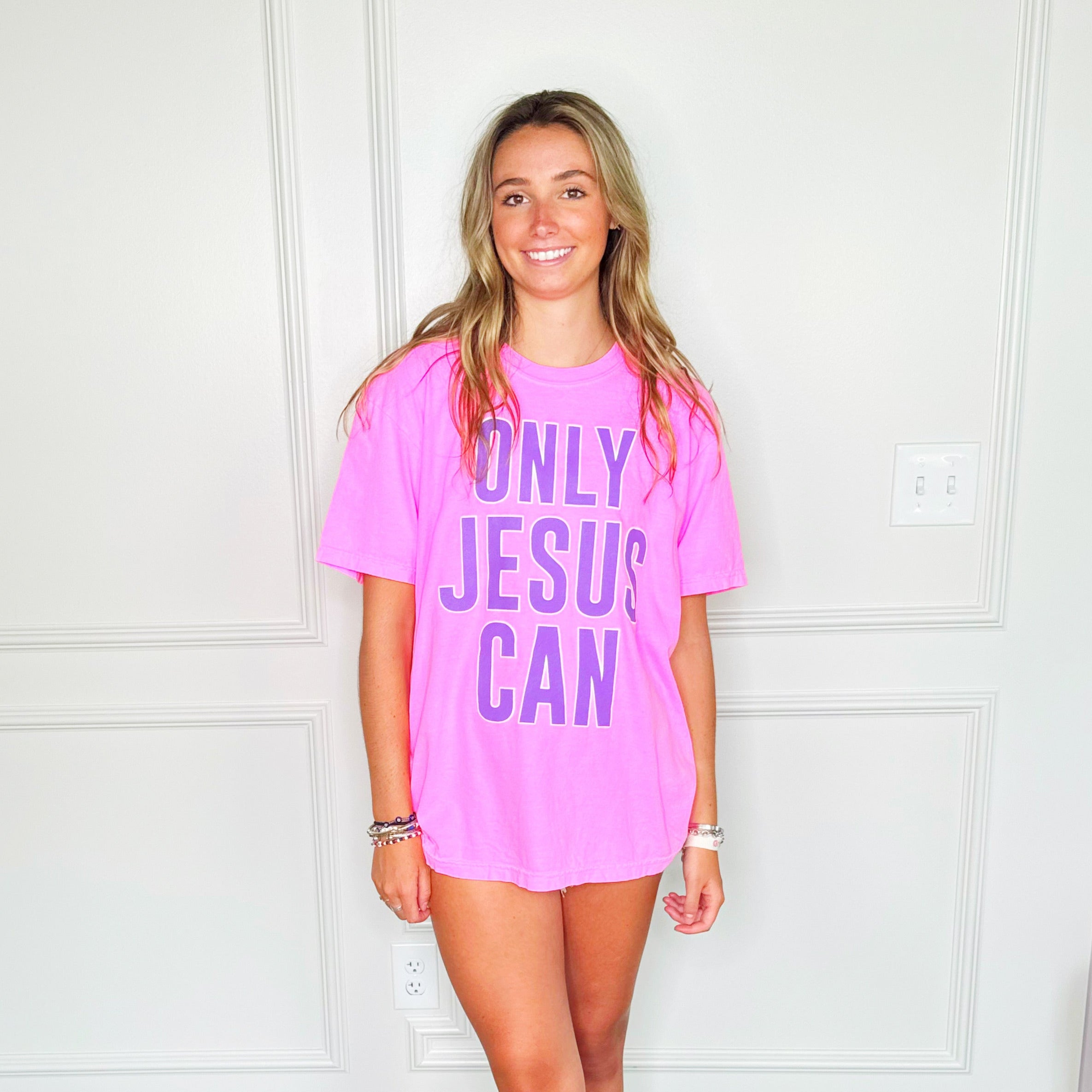 Only Jesus Can Puff Youth and Adult tee