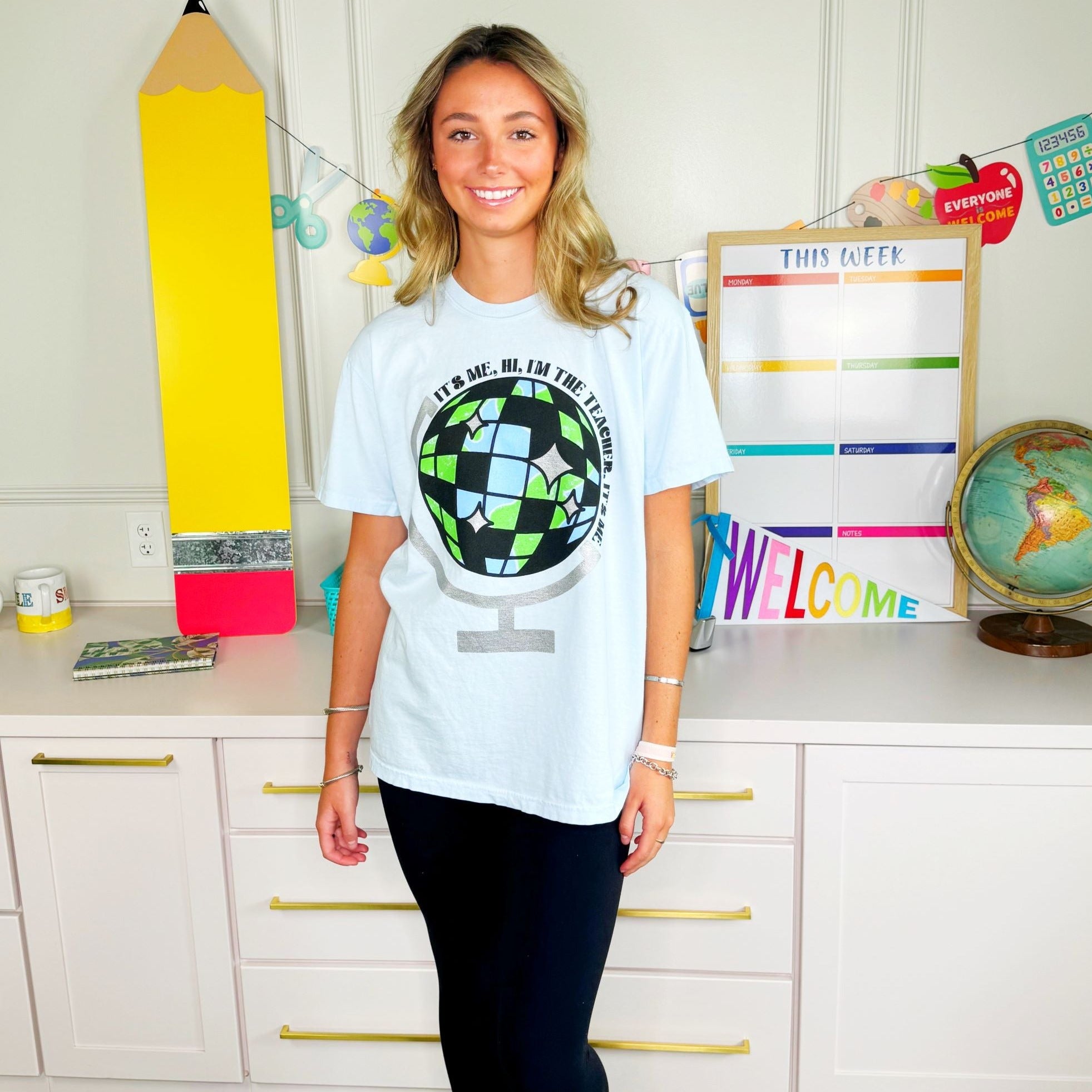 Teacher Globe Tee