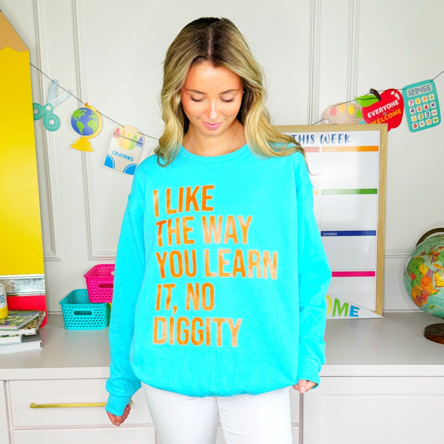 I Like the Way you Learn, No Diggity Sweatshirt