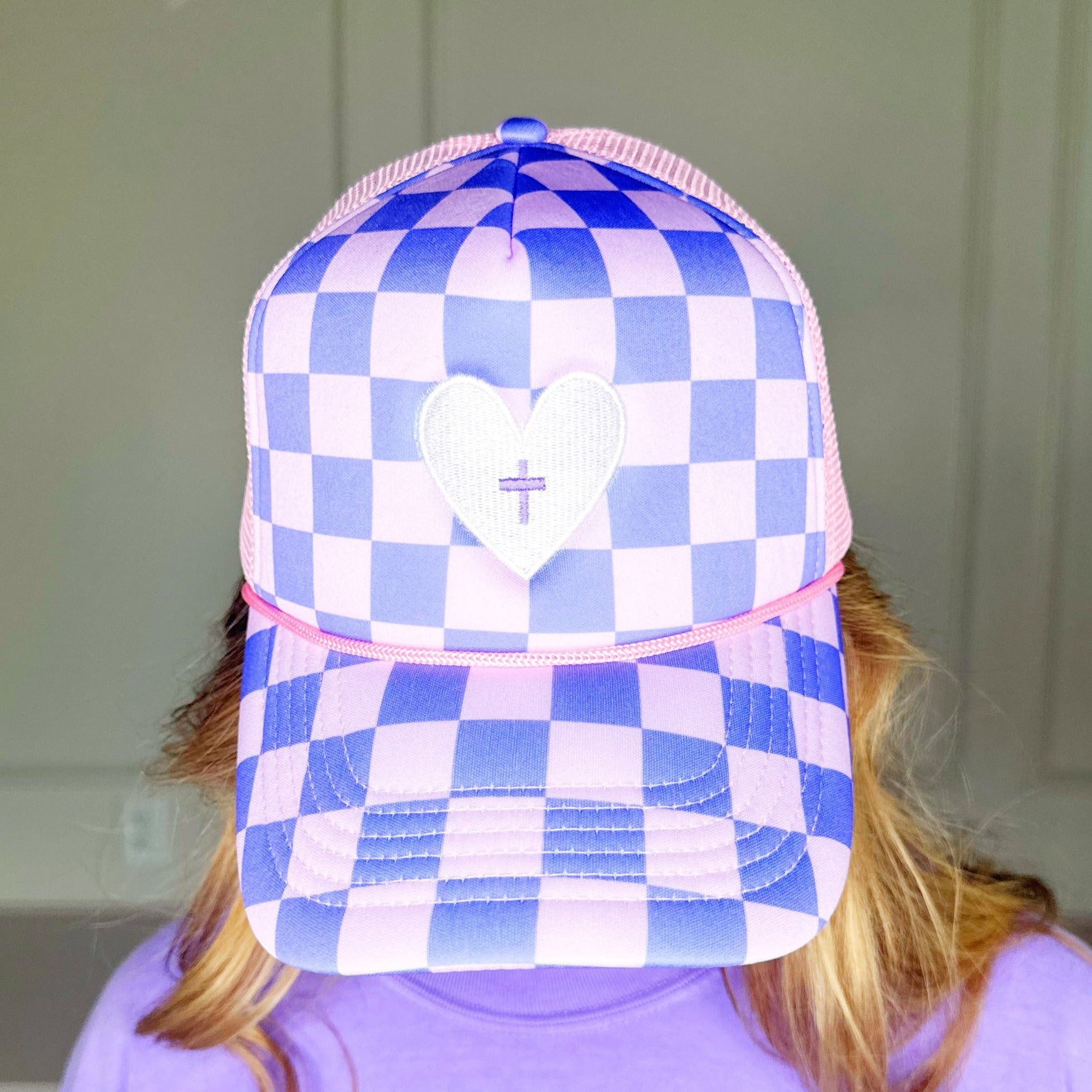 Heart With Cross Trucker Hat