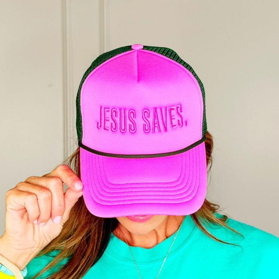 Jesus Saves Trucker Hat