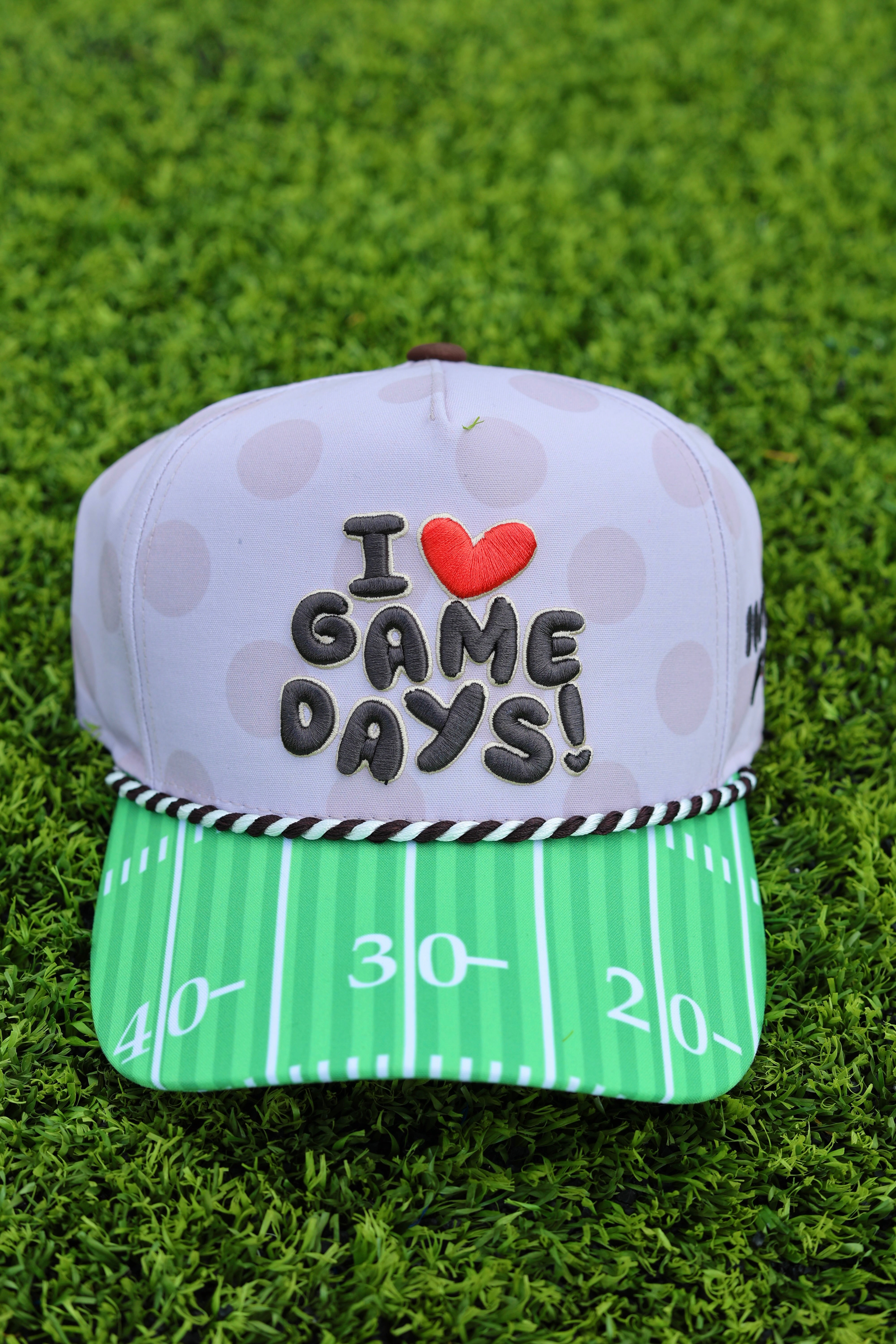 I Love Game Days Hat - PRE-SALE SHIP DATE 9/18*