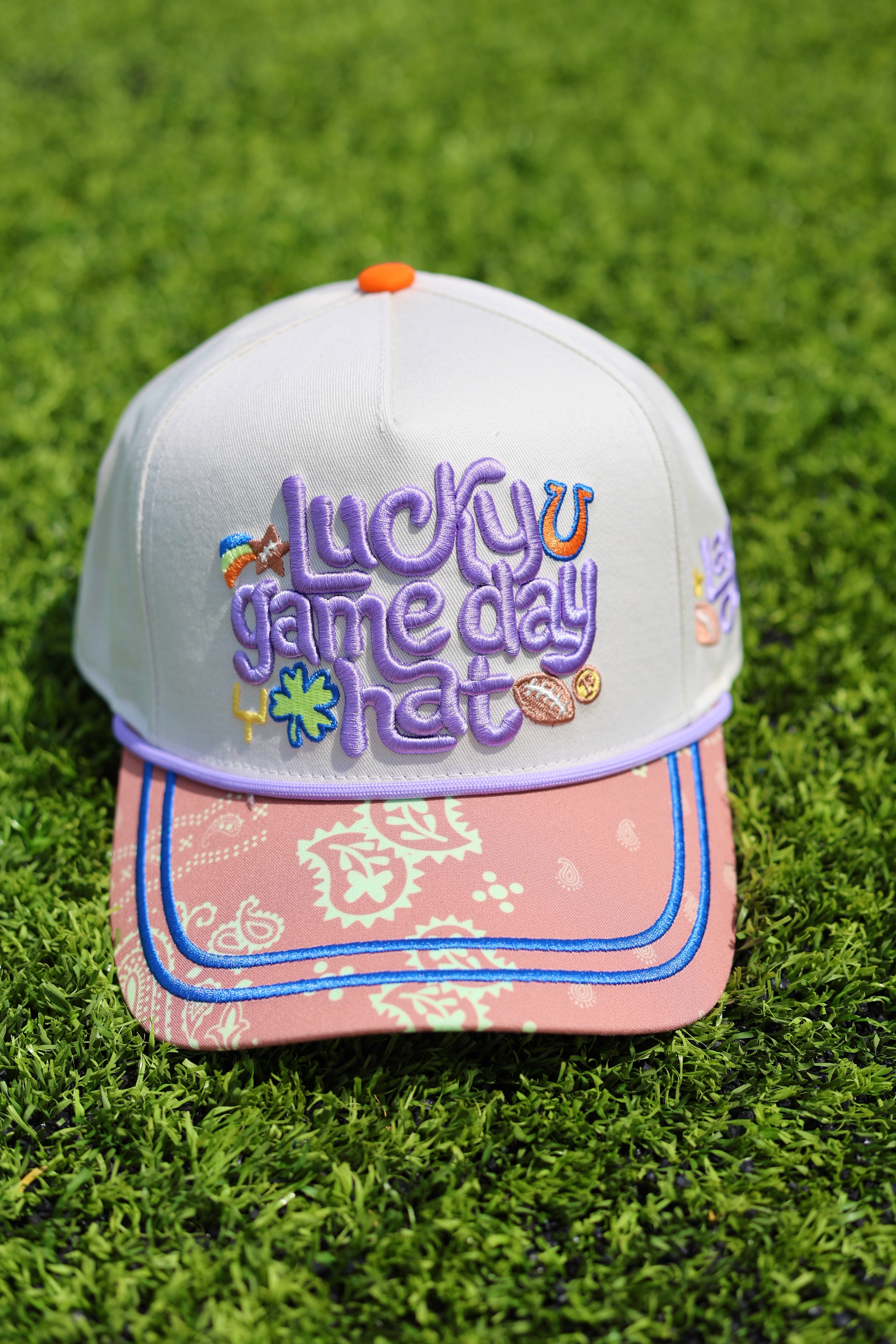 Lucky Game Day Football Hat