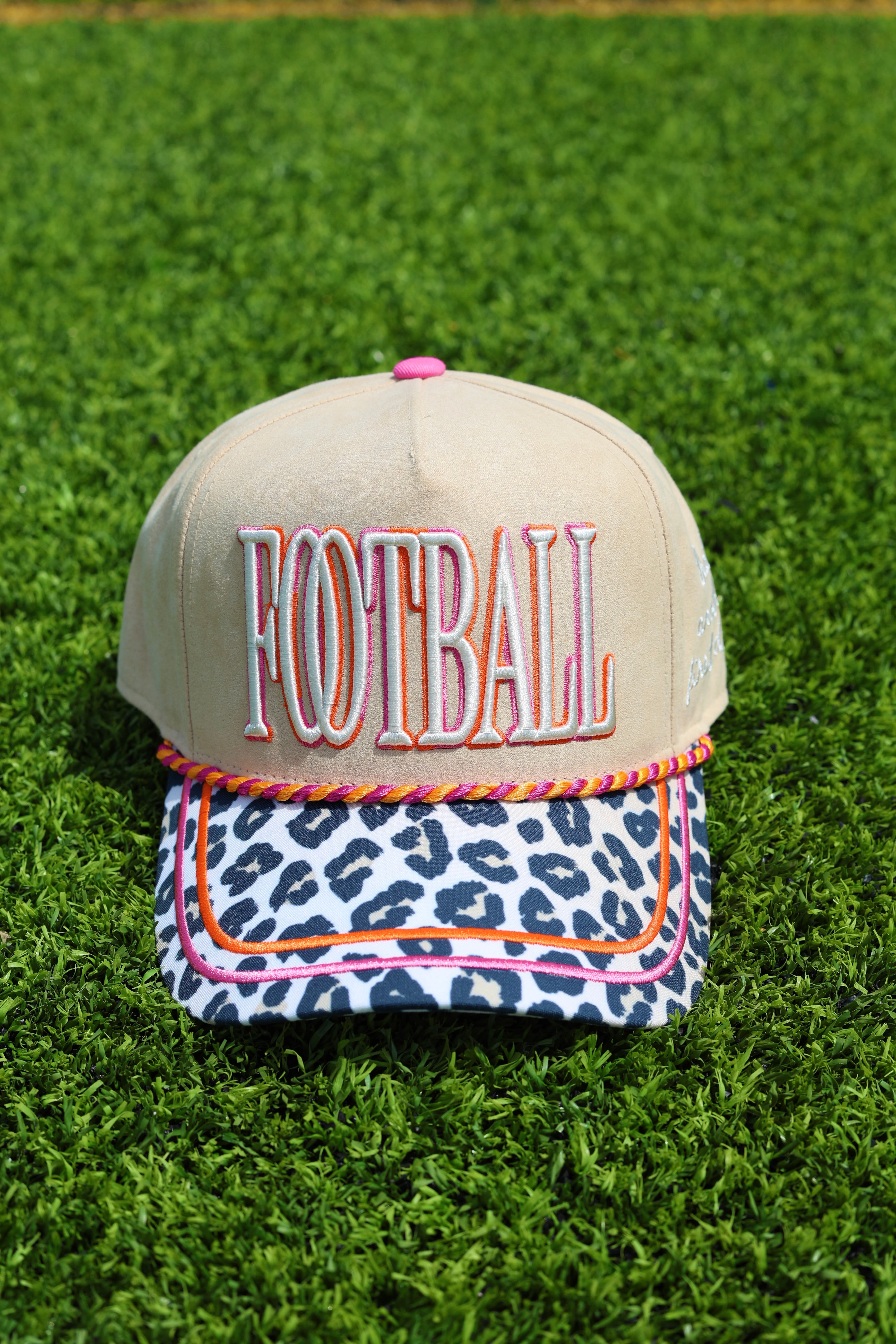 Football Fan Leopard Hat- PRE-SALE SHIP DATE 9/18*