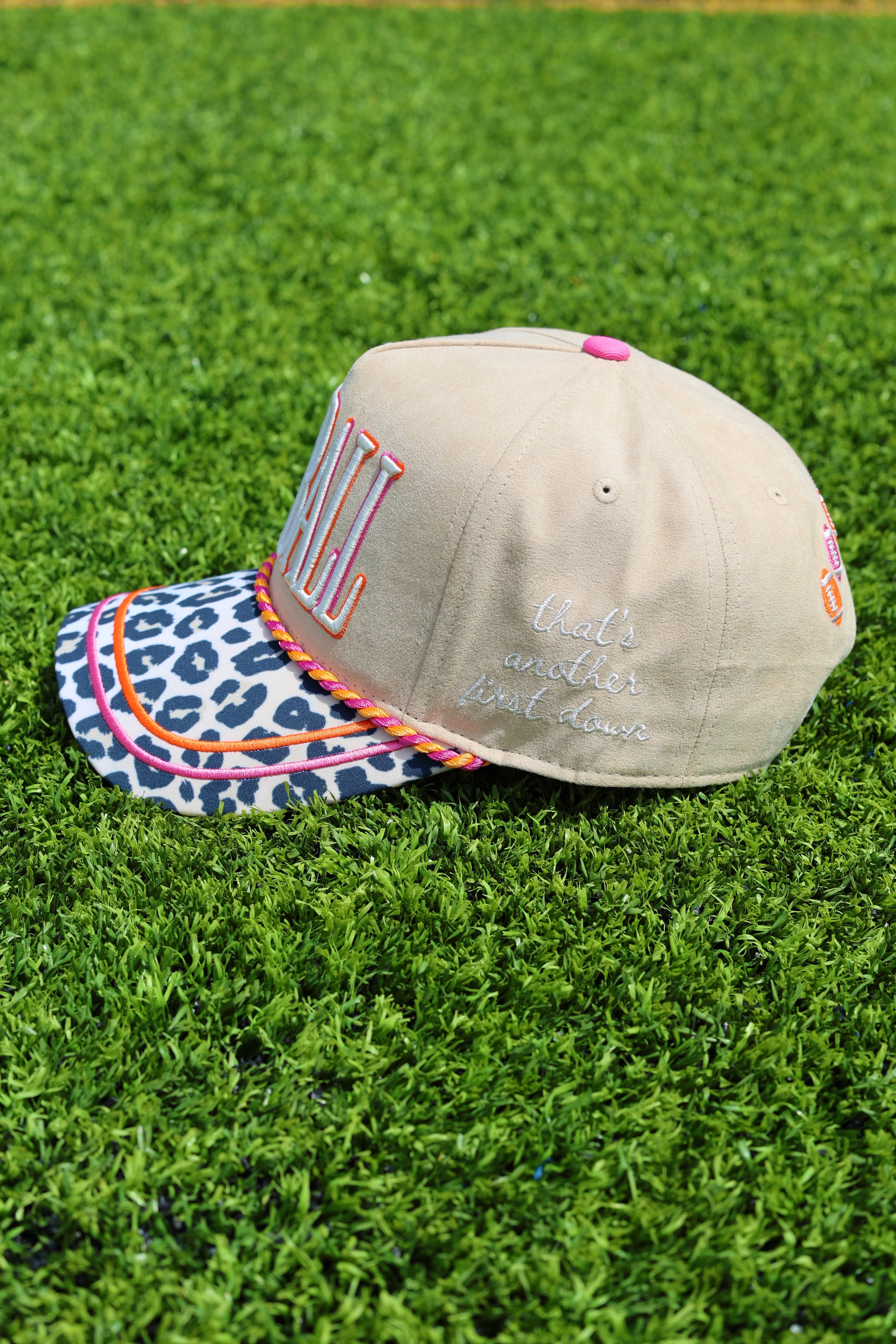 Football Fan Leopard Hat- PRE-SALE SHIP DATE 9/18*