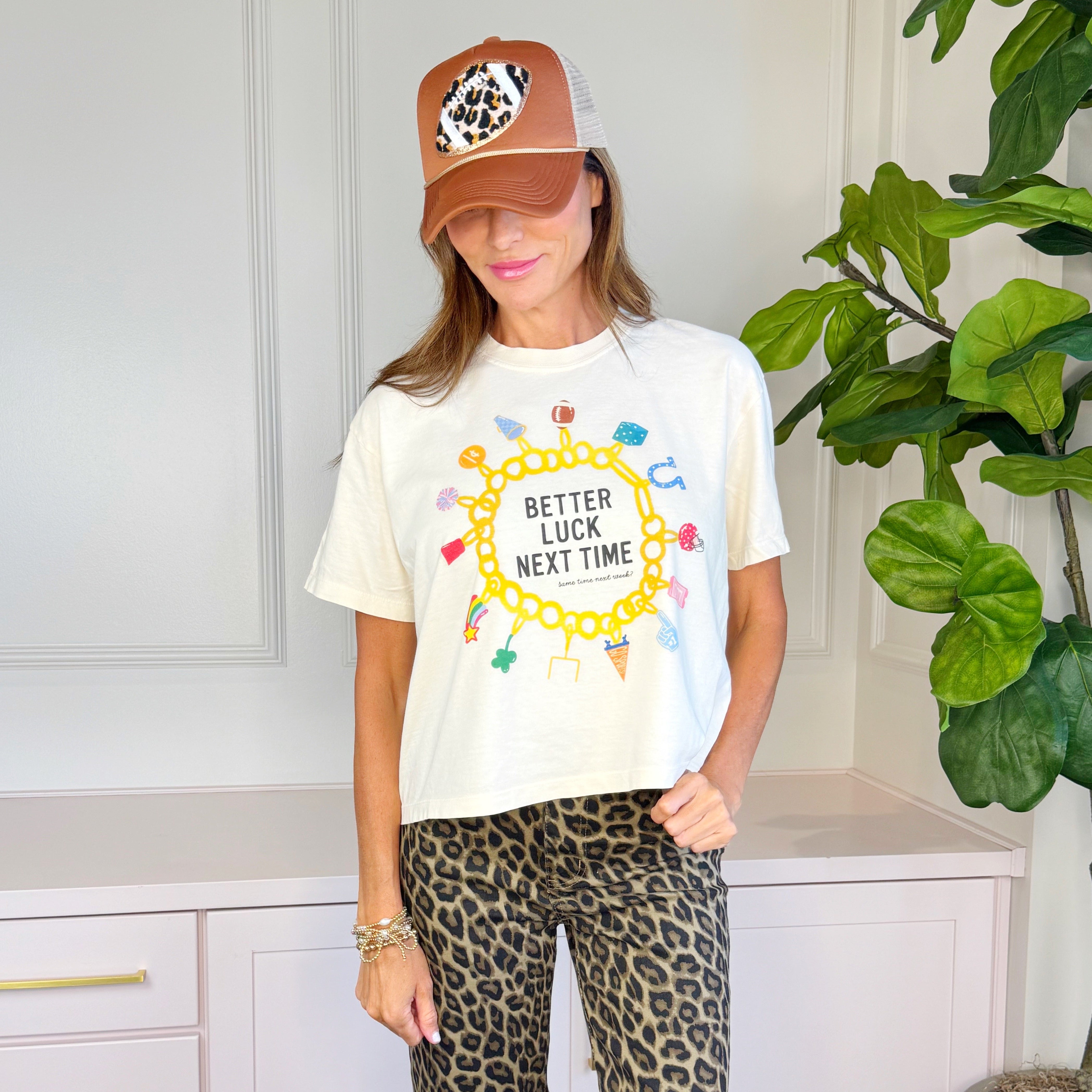 Better Luck Next Time Crop Tee