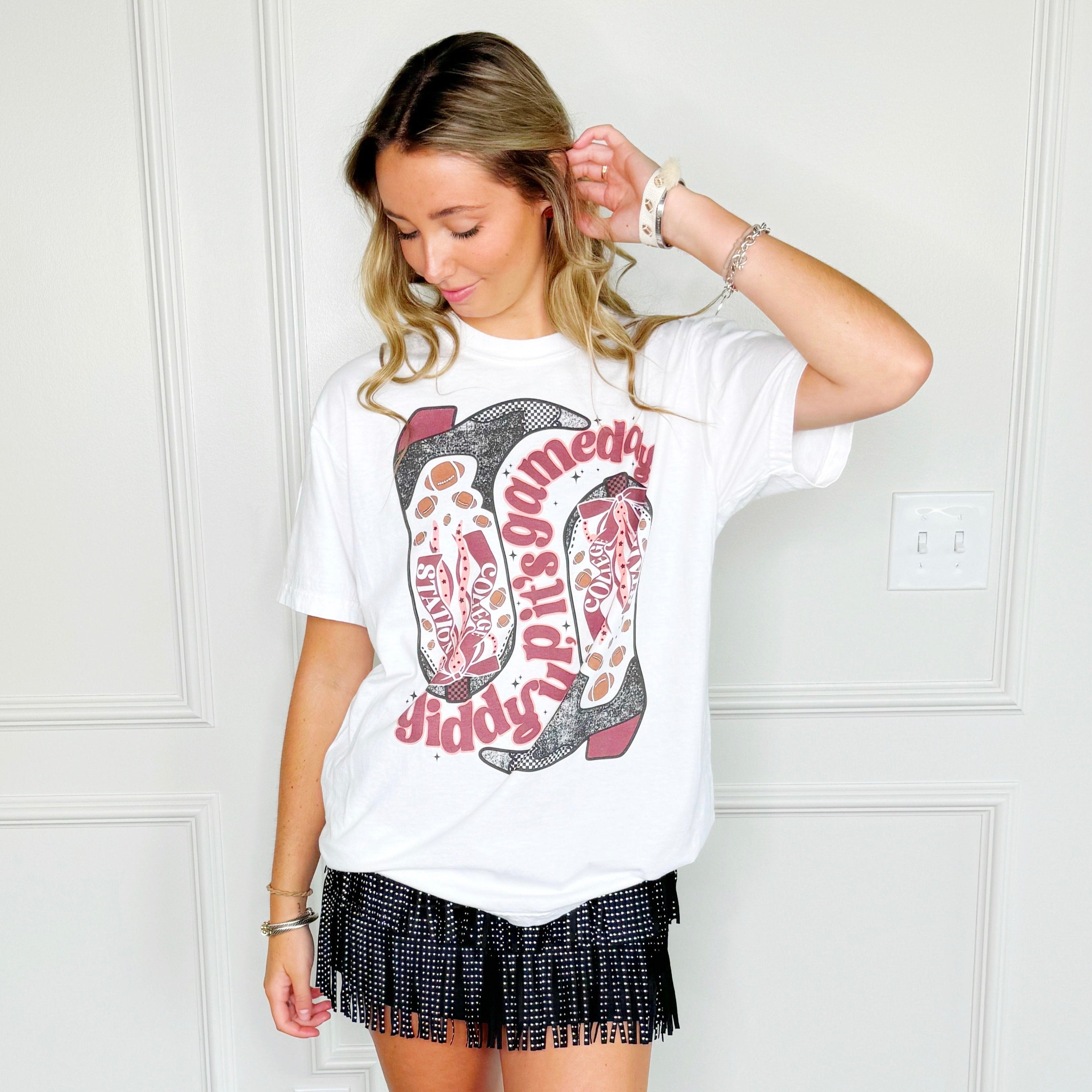 College Station Boots Tee