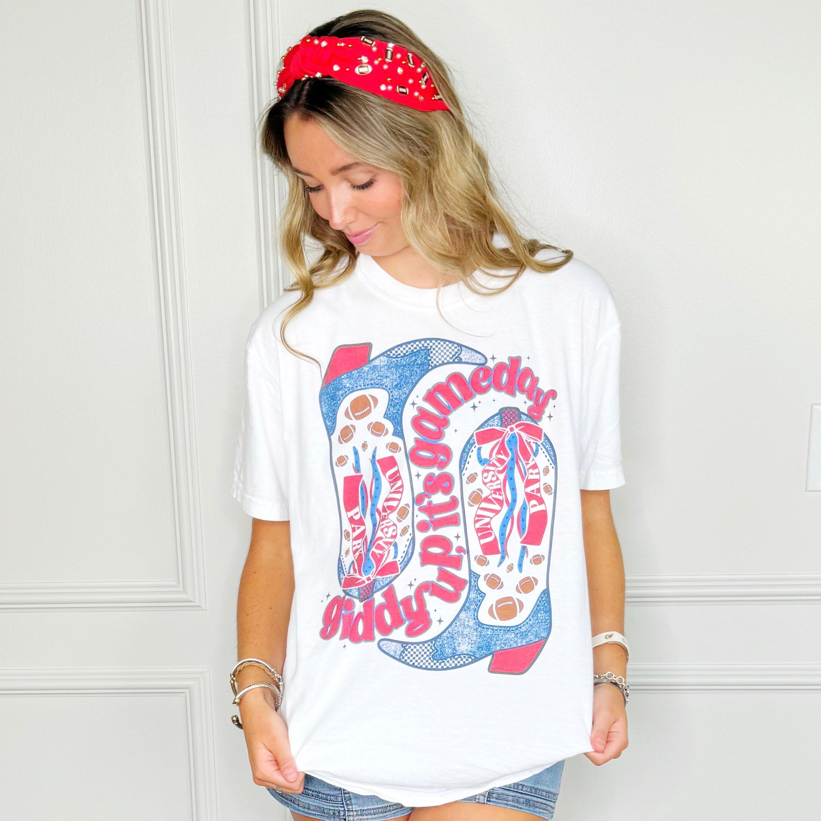 University Park Boots Tee