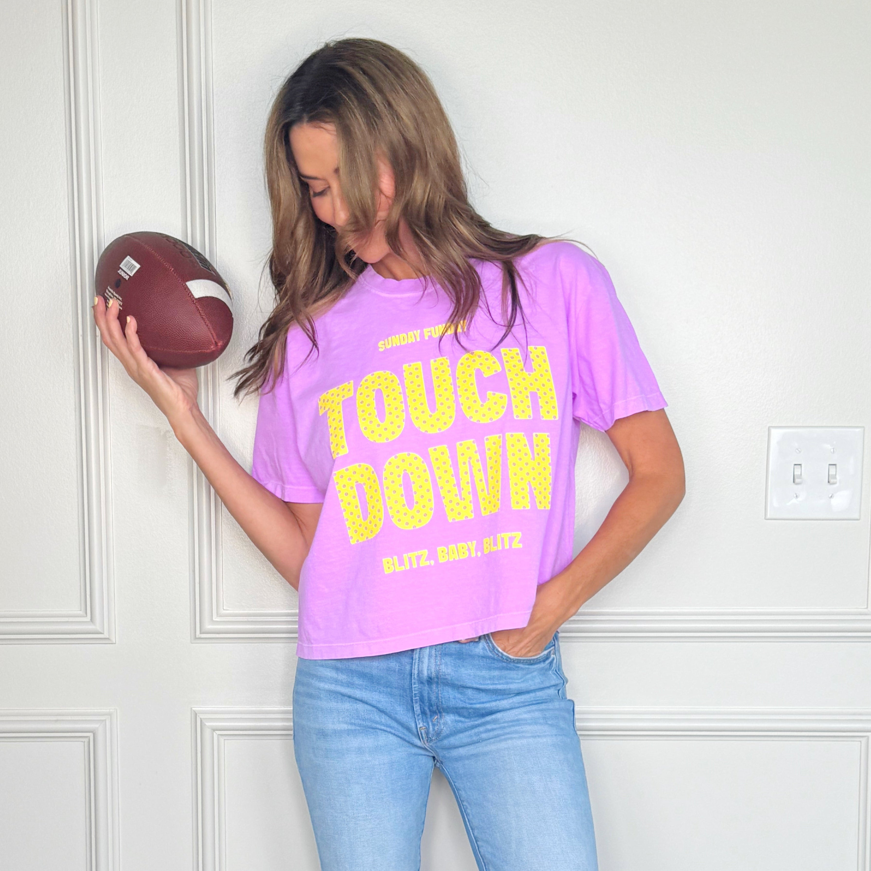 Touchdown Crop Tee