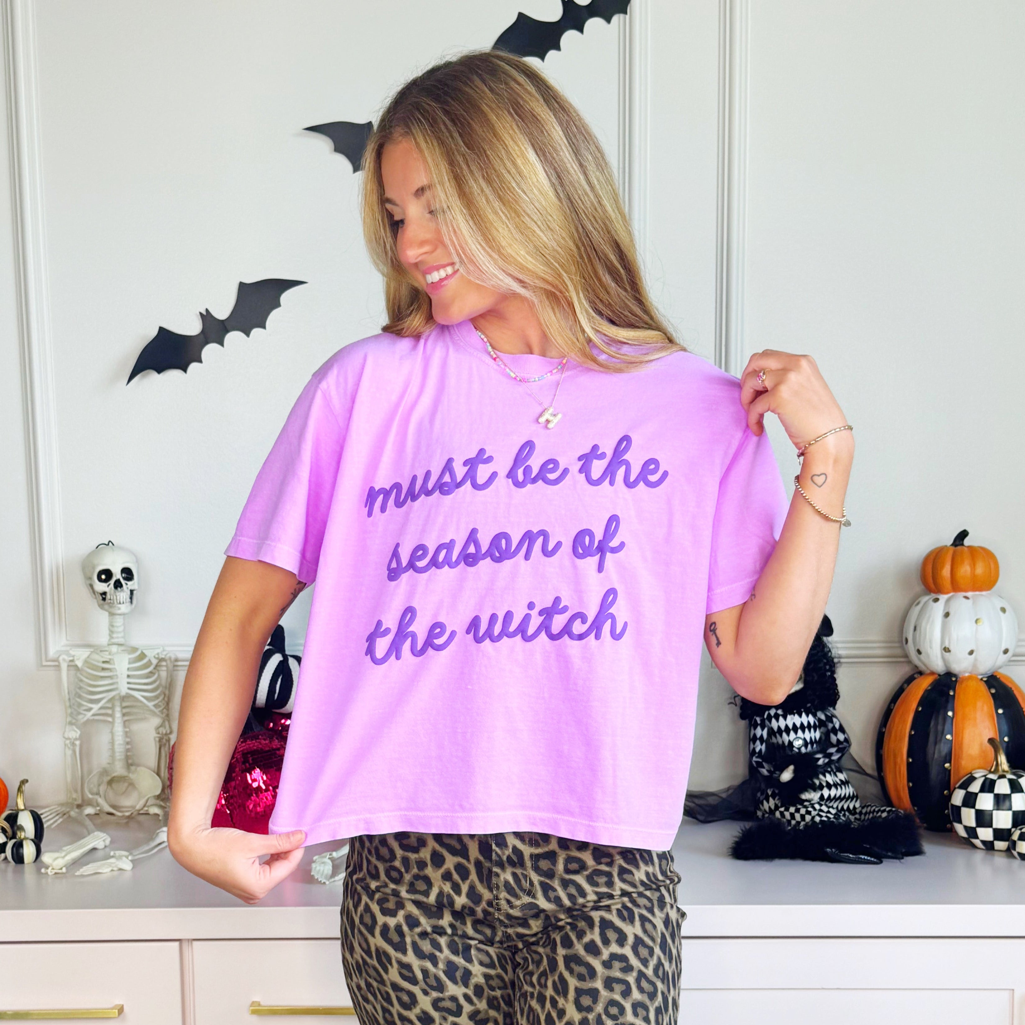 Must Be The Season Of The Witch Crop Tee