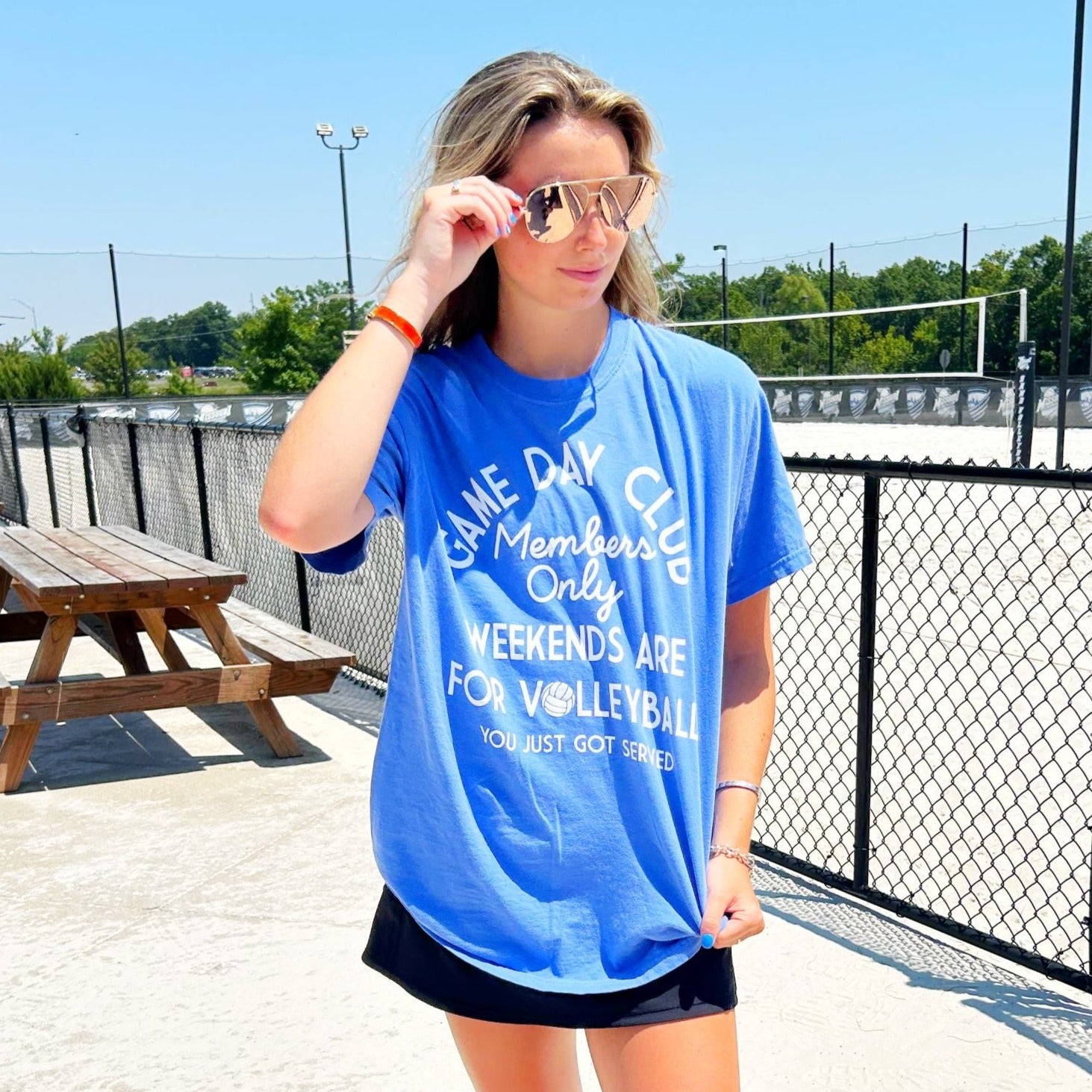 Volleyball Game Day Club Tee