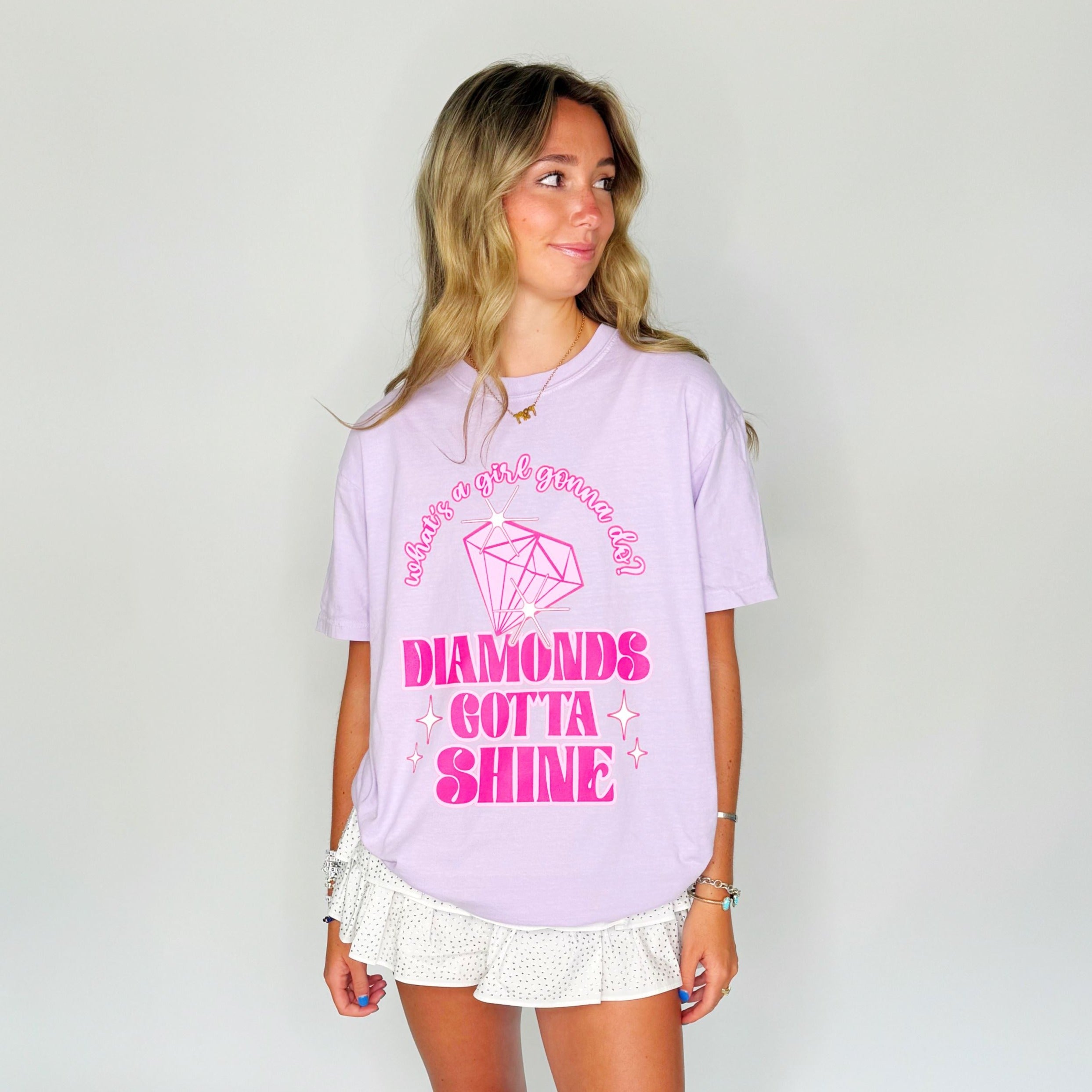 Diamonds Gotta Shine Youth & Adult Tee