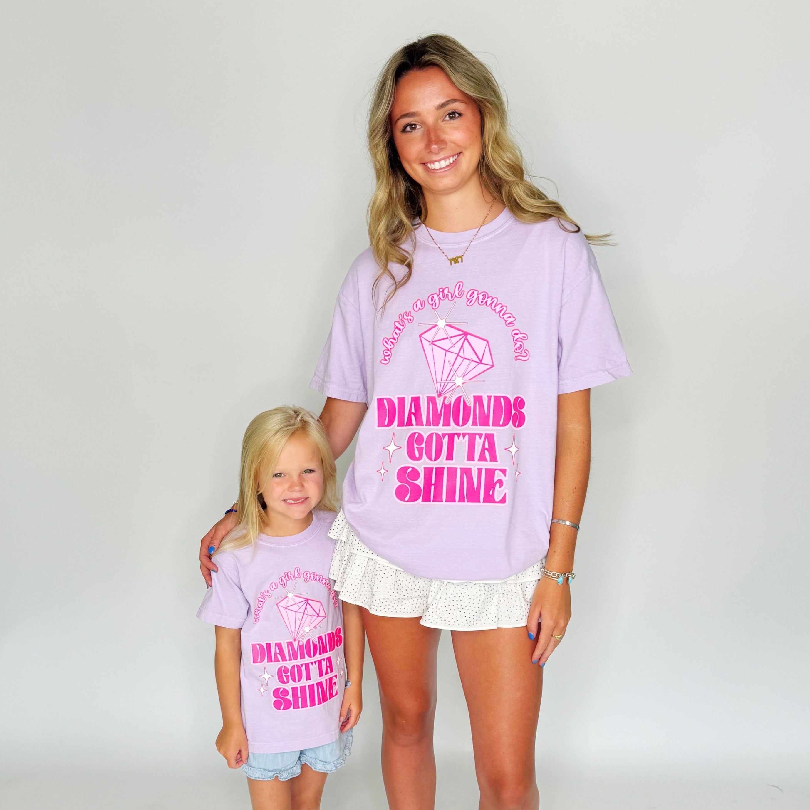 Diamonds Gotta Shine Youth & Adult Tee