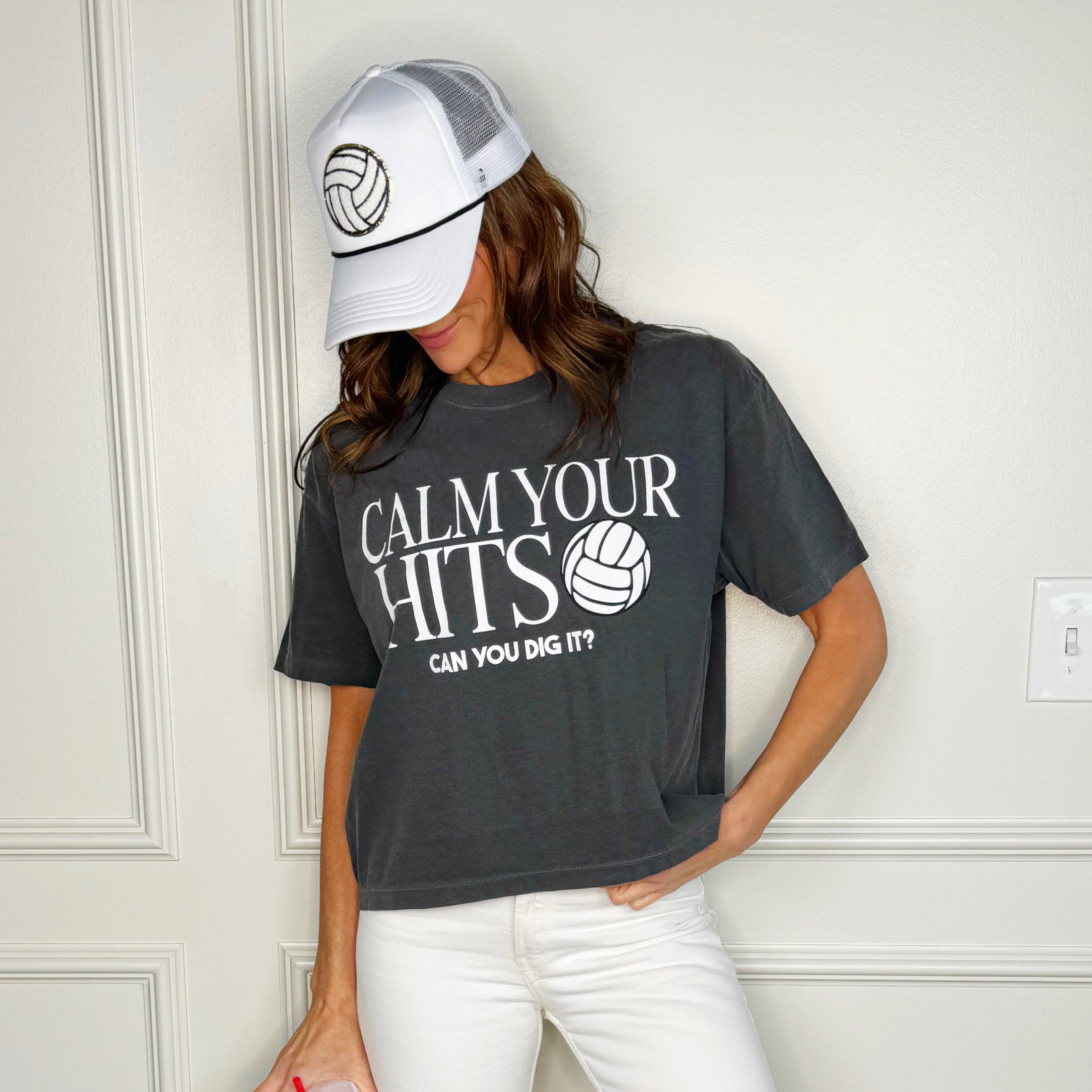 Calm Your Hits Cropped Tee