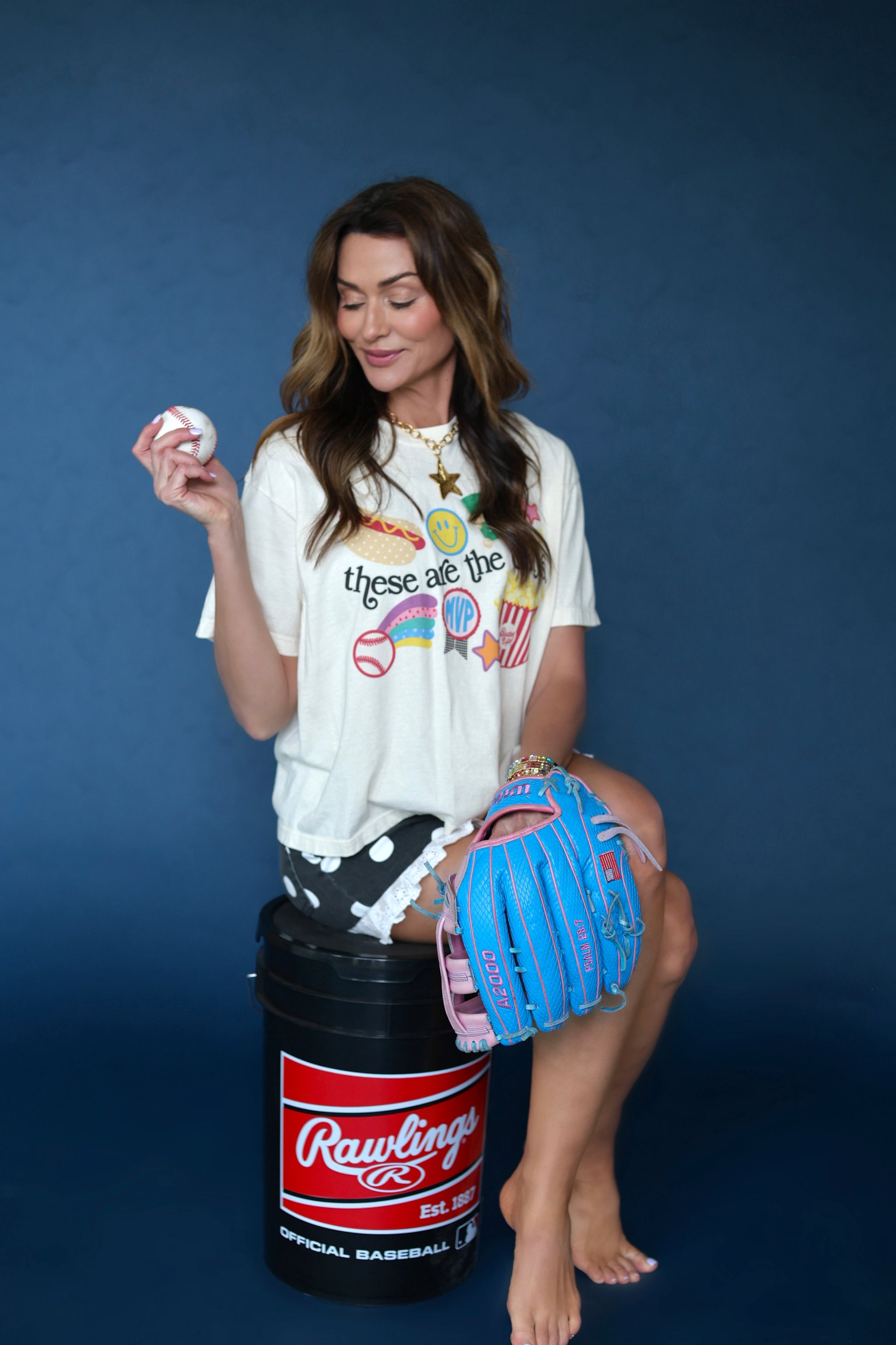 Baseball These are the Days Crop Tee