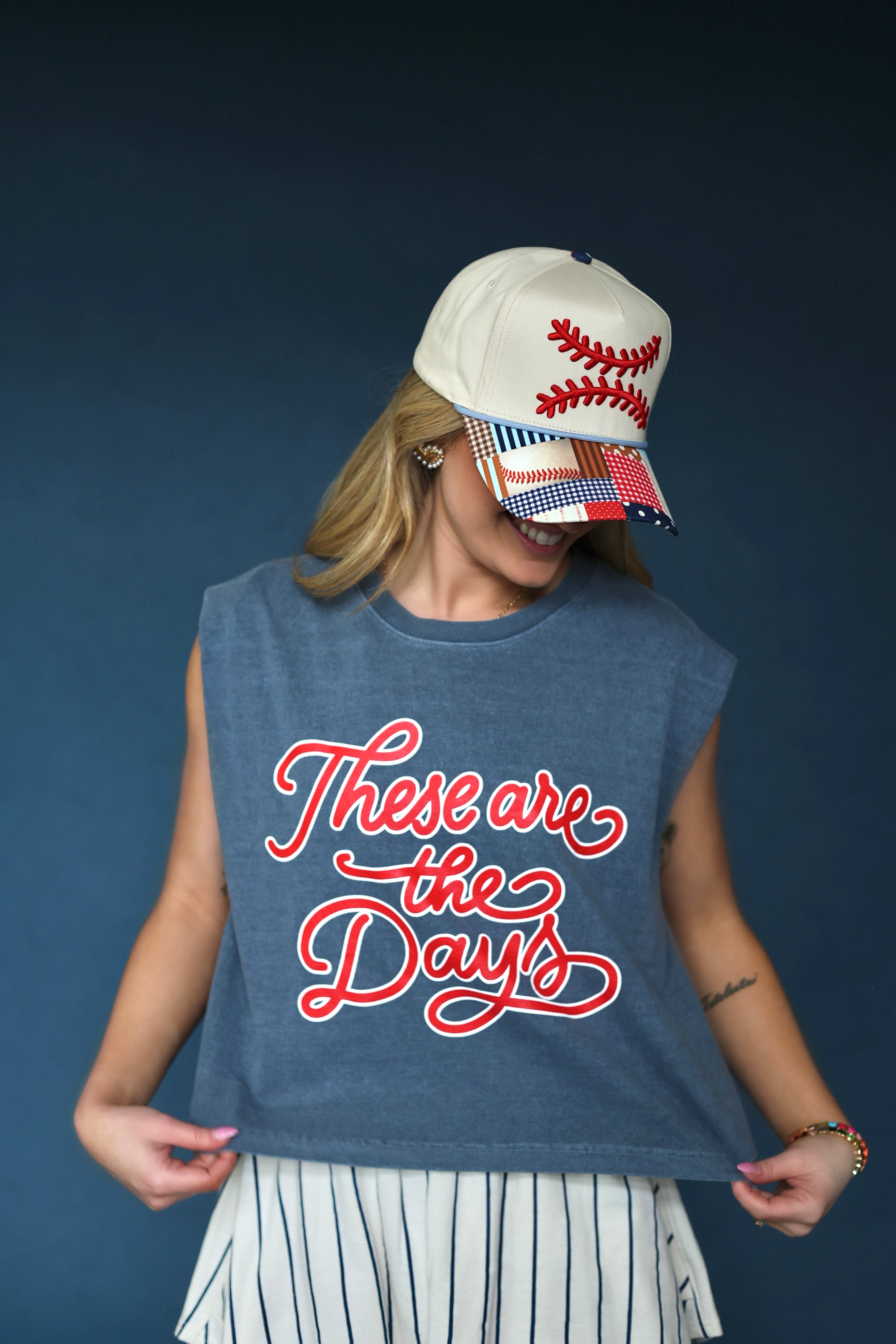 Ballpark Days Baseball Tank