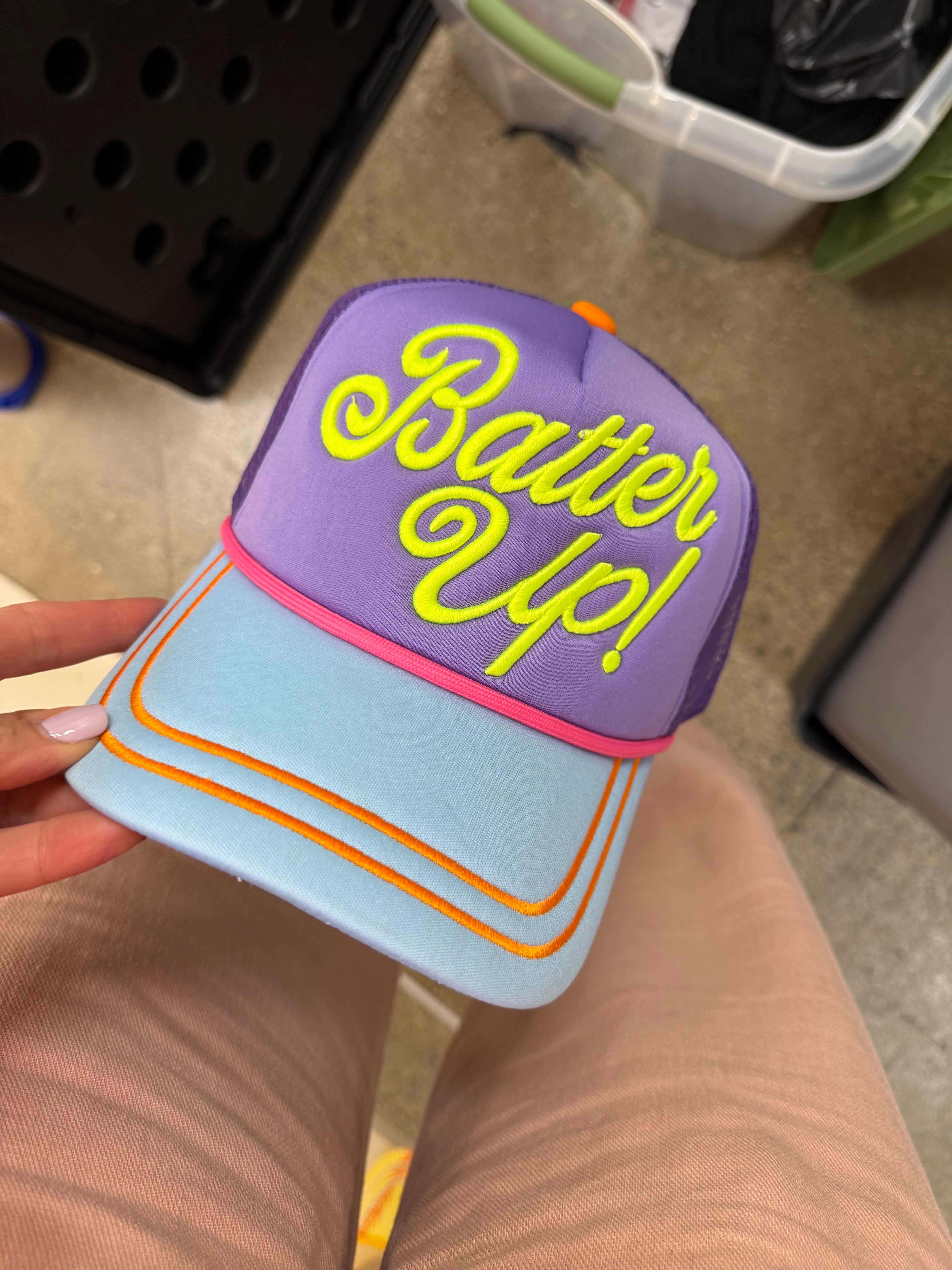 Colorful Batter Up Hat- Pre Order