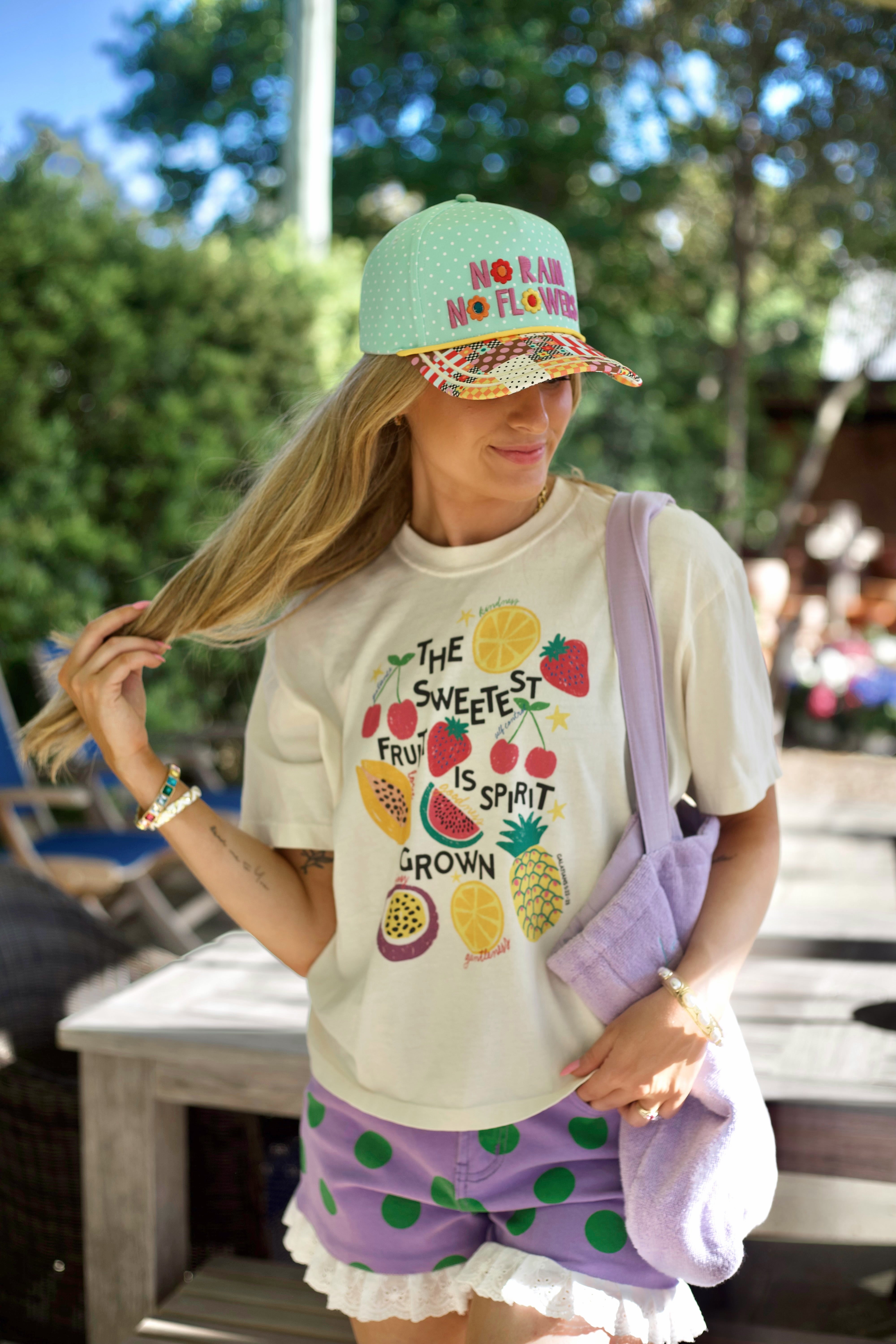 The Sweetest Fruit Is Spirit Grown Crop Tee