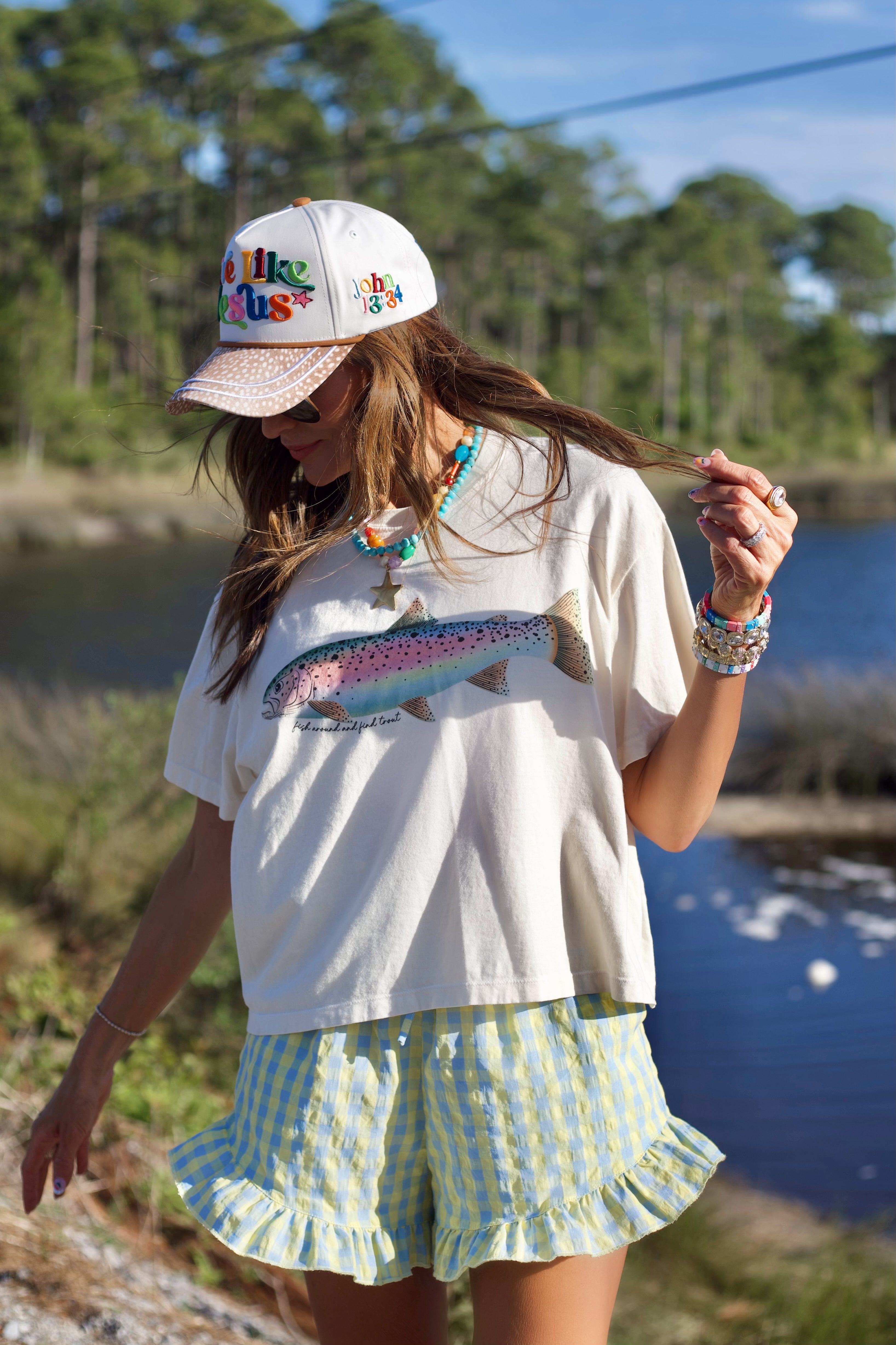 Rainbow Trout Crop Tee
