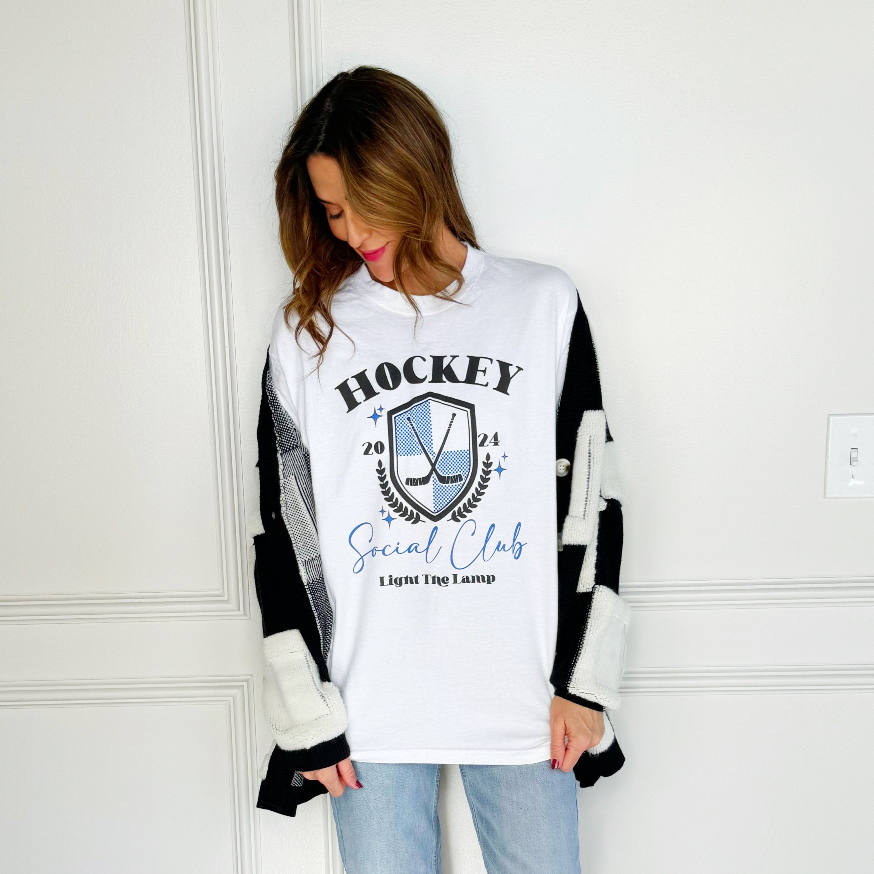 Hockey Social Club Youth and Adult Tee