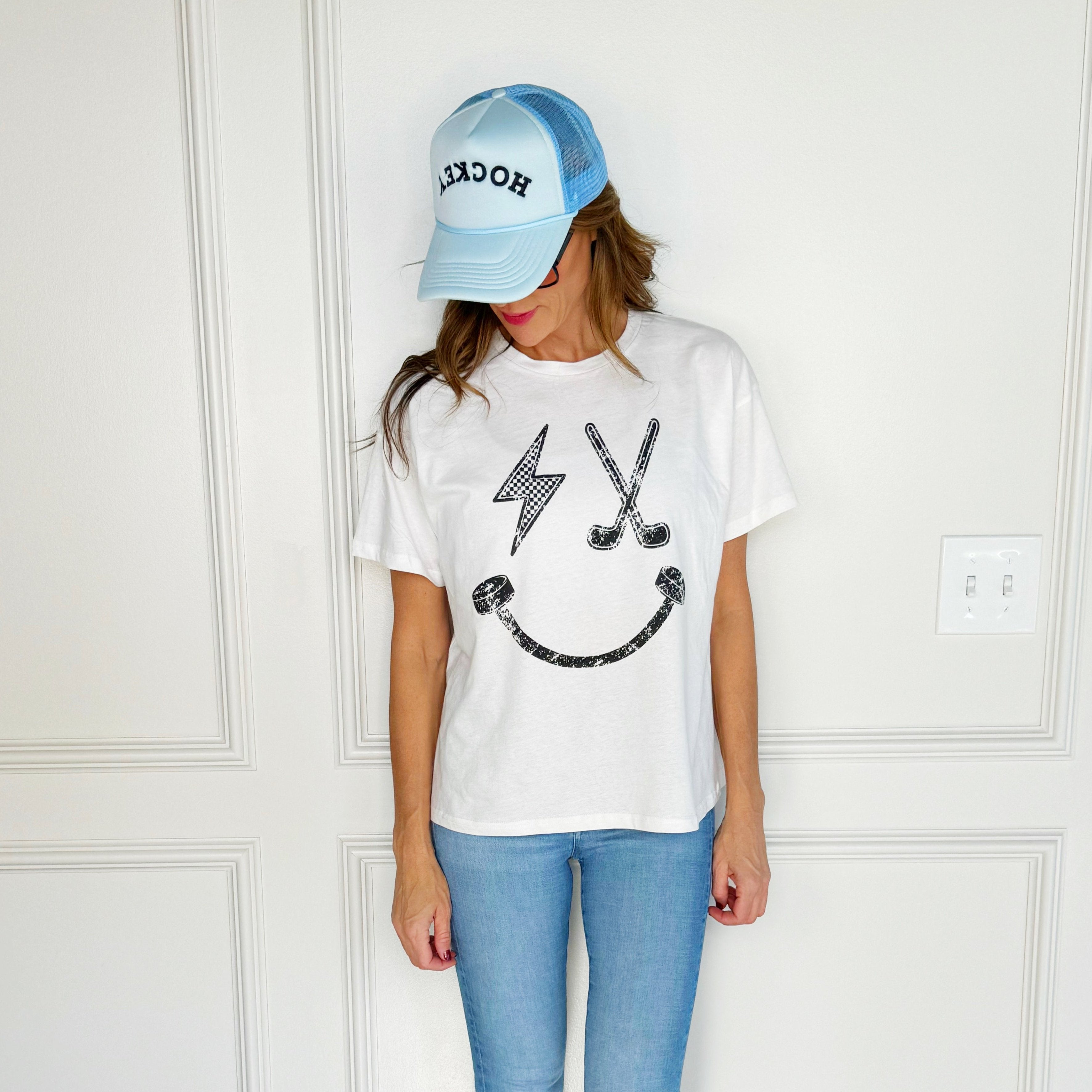 Hockey Smiley Tee