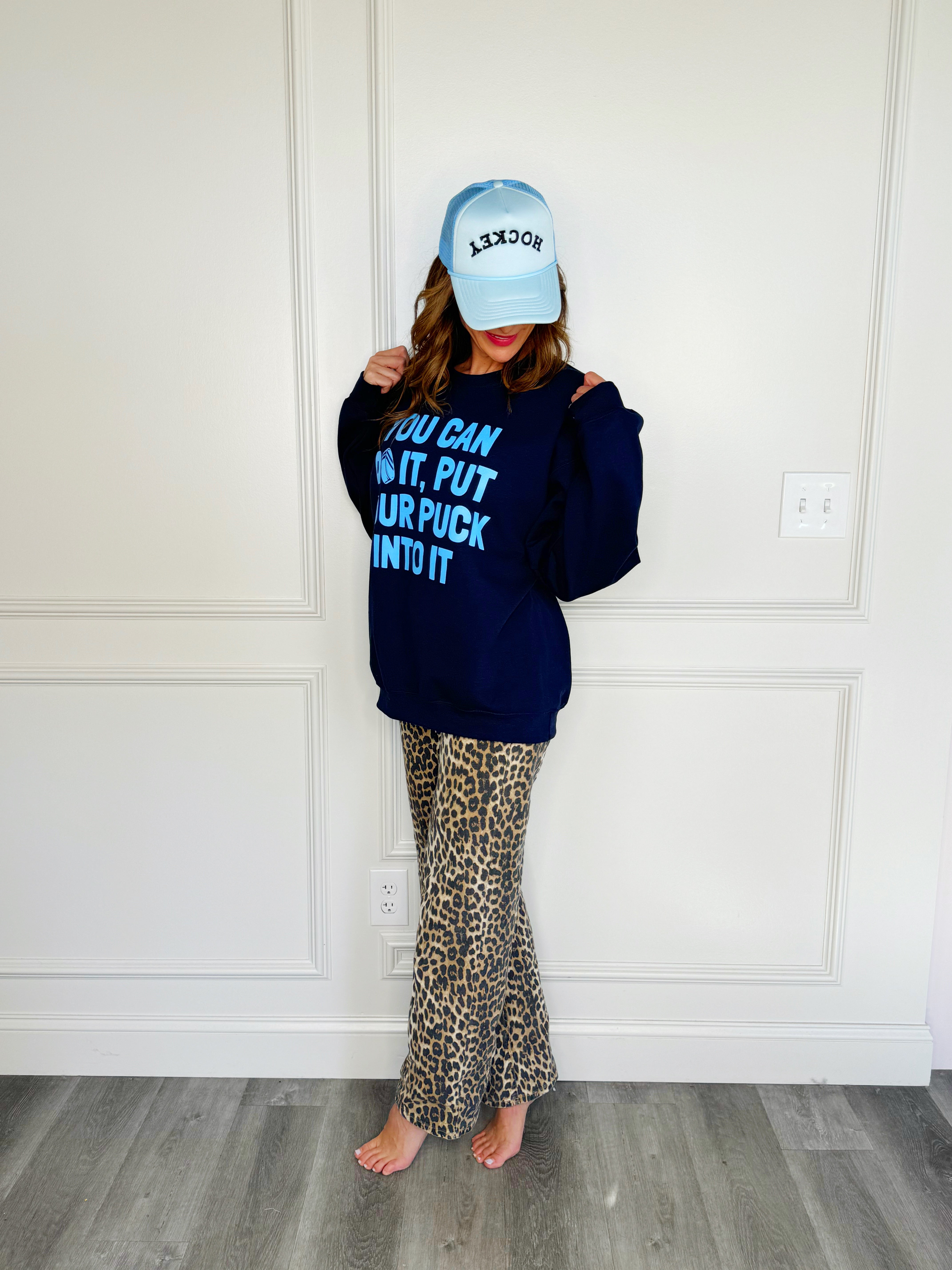 You Can Do It Put Your Puck Into It Sweatshirt
