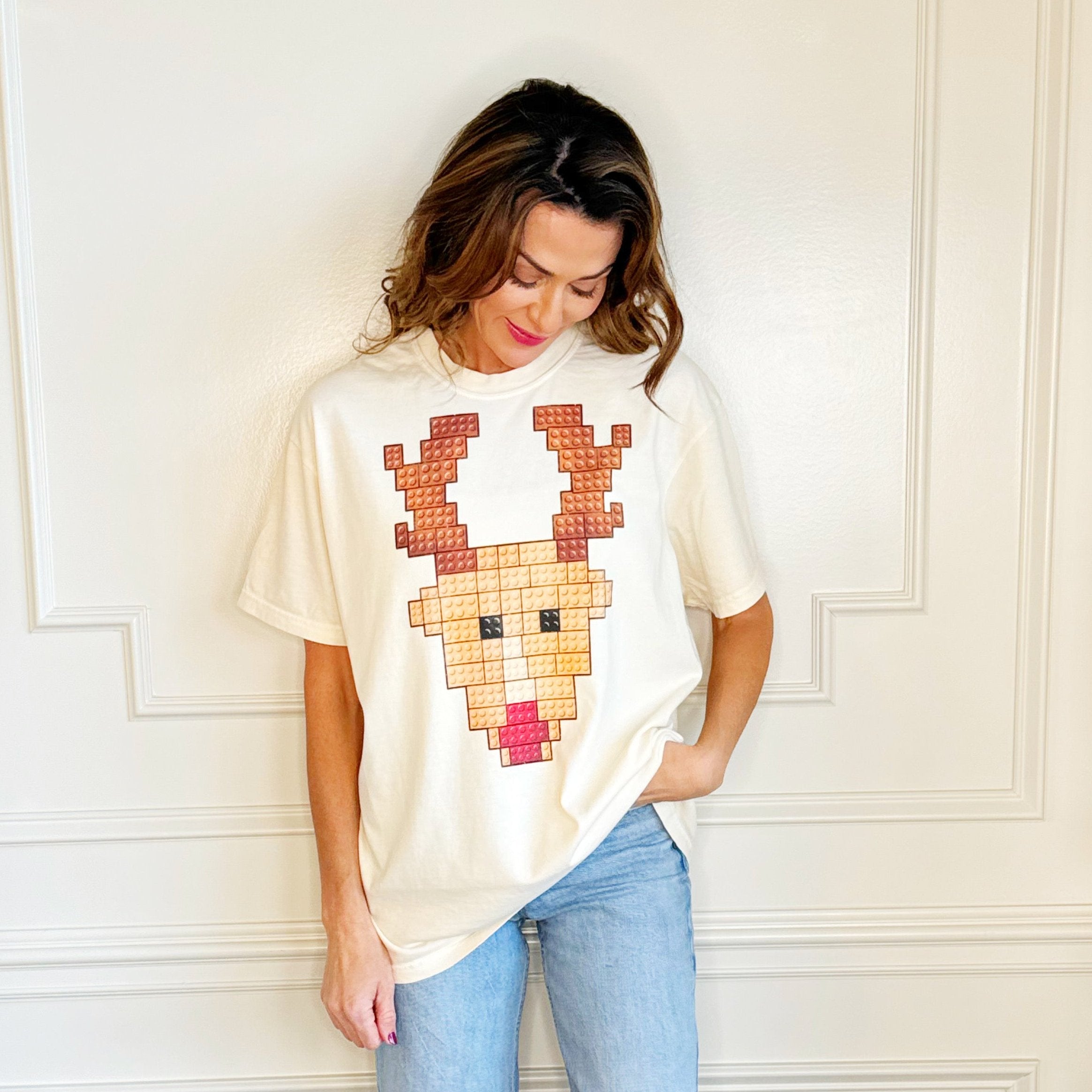 Reindeer Blocks Youth & Adult Tee