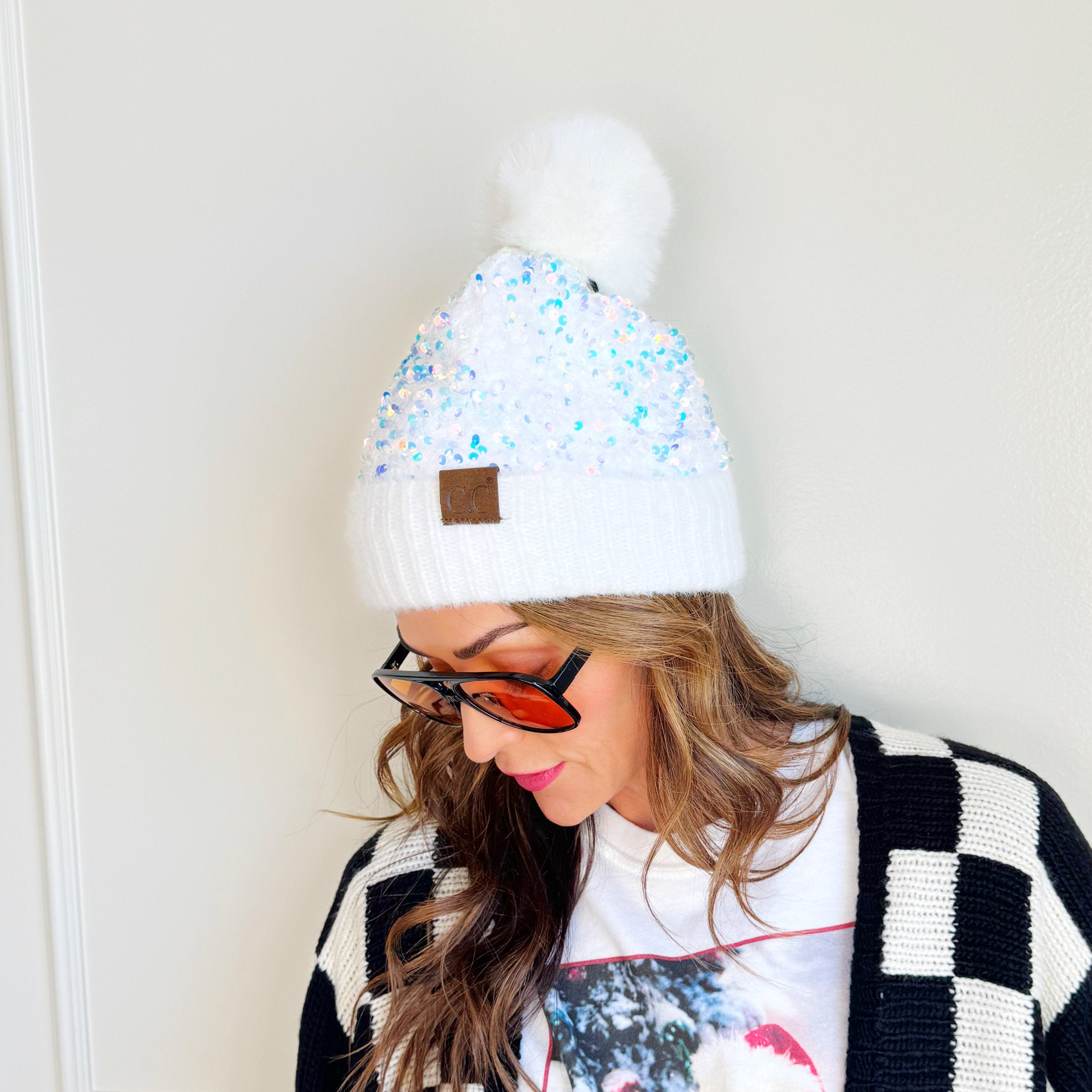 Cluster Sequin Beanie - 4 color options