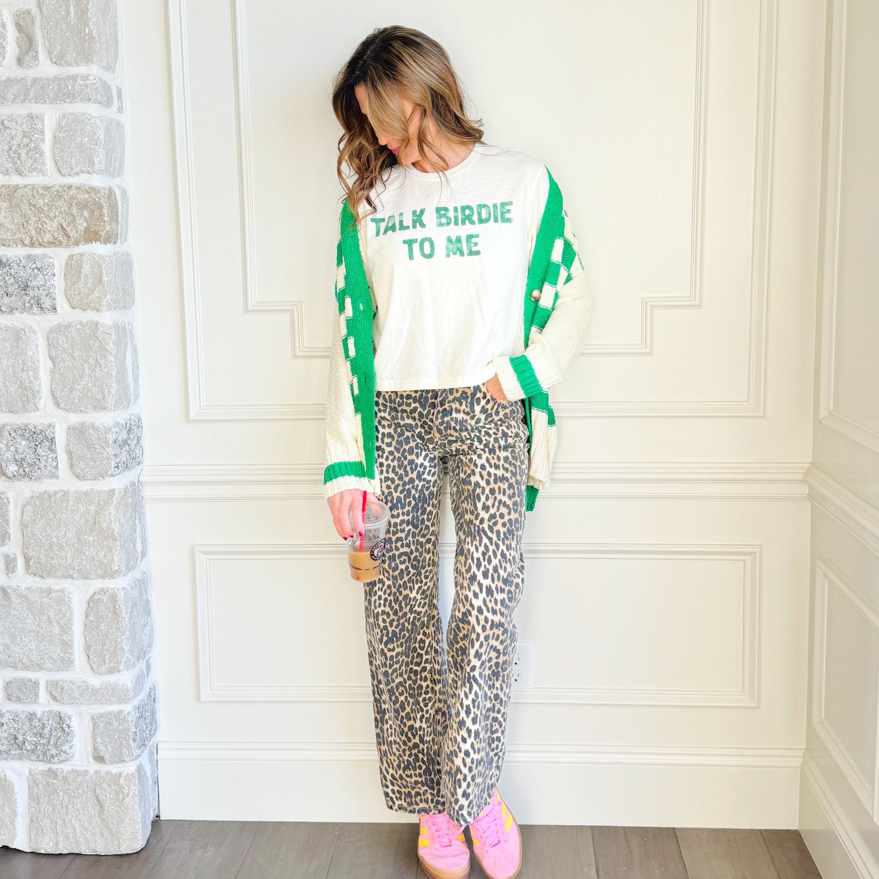 Talk Birdie To Me Crop Tee