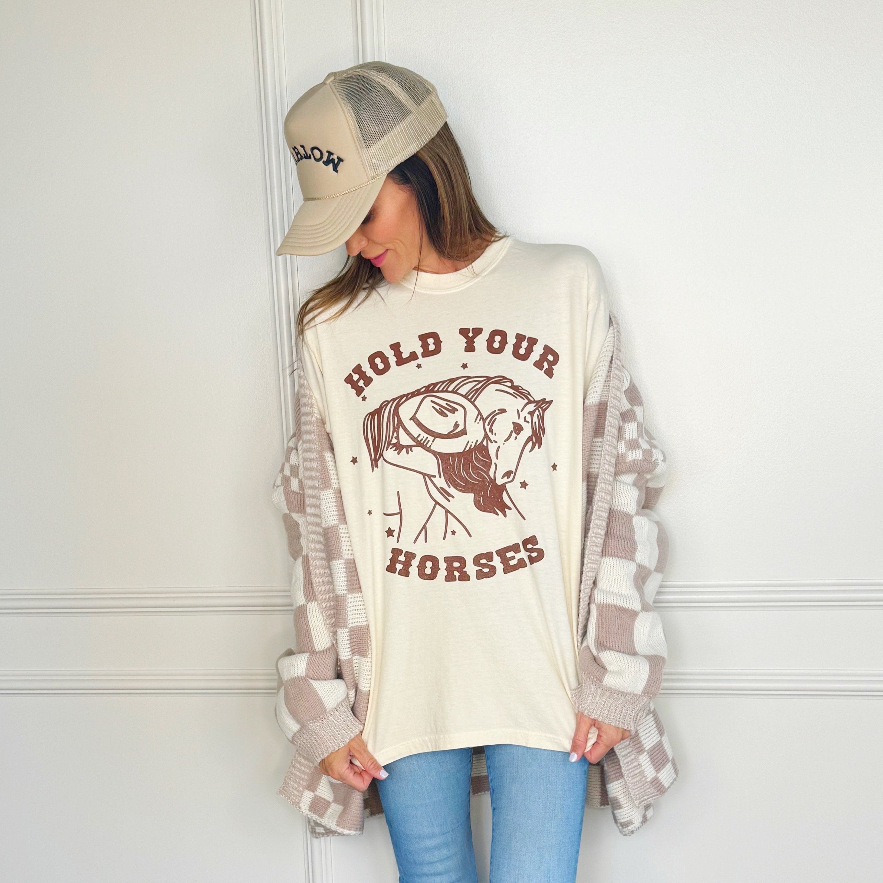 Hold Your Horses Youth & Adult Tee