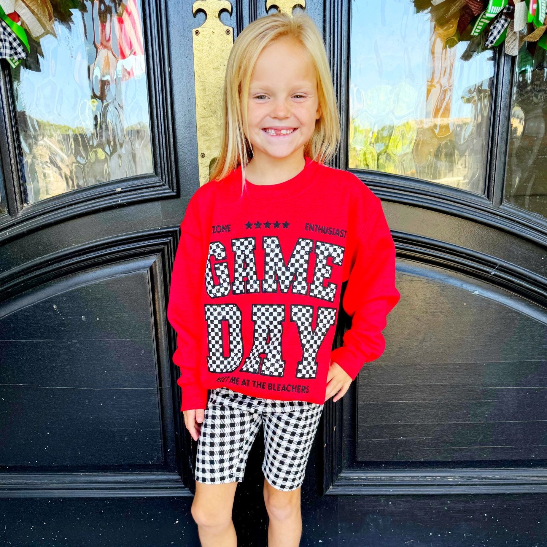 Checker Game Day Youth & Adult Sweatshirt