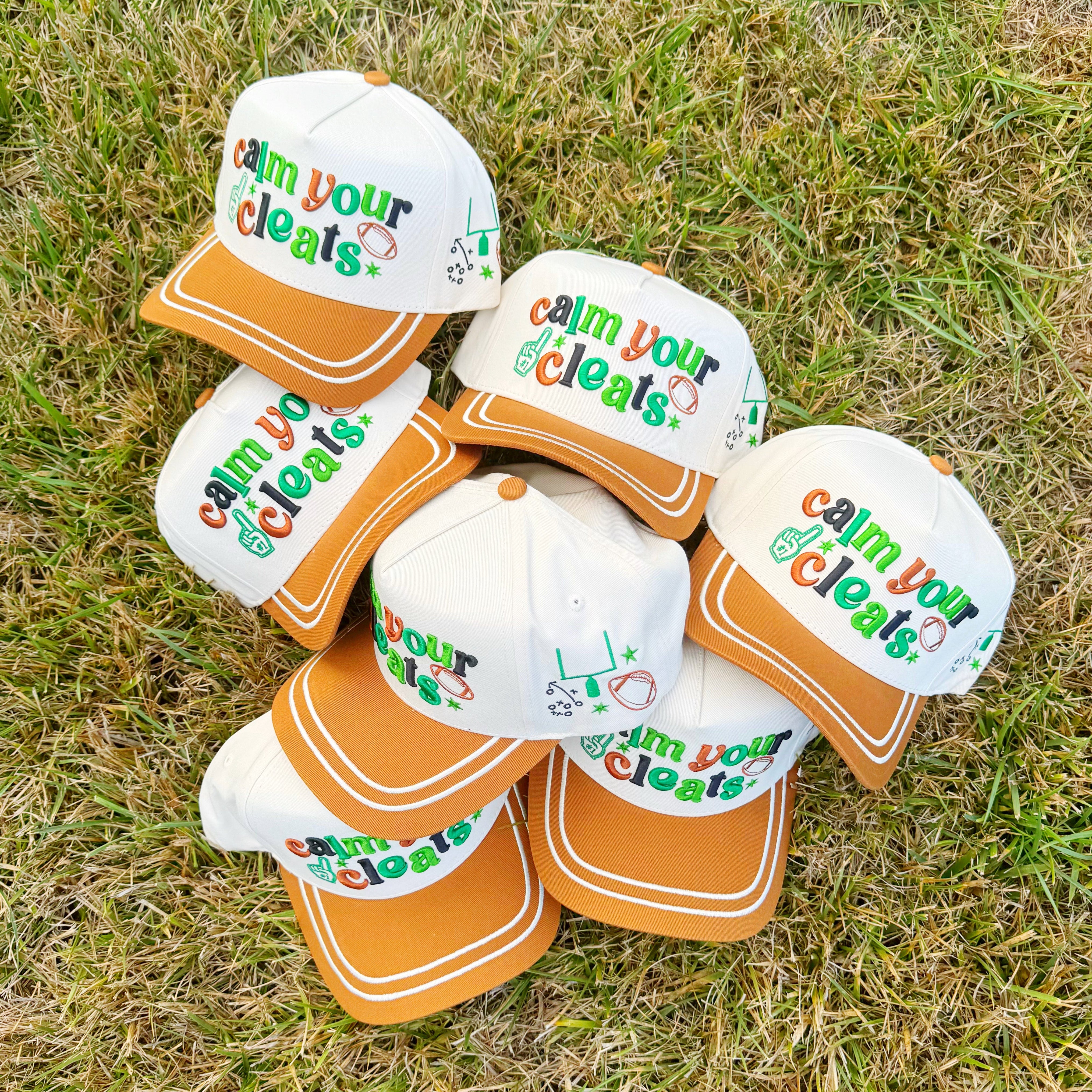 Calm Your Cleats Puff Hat