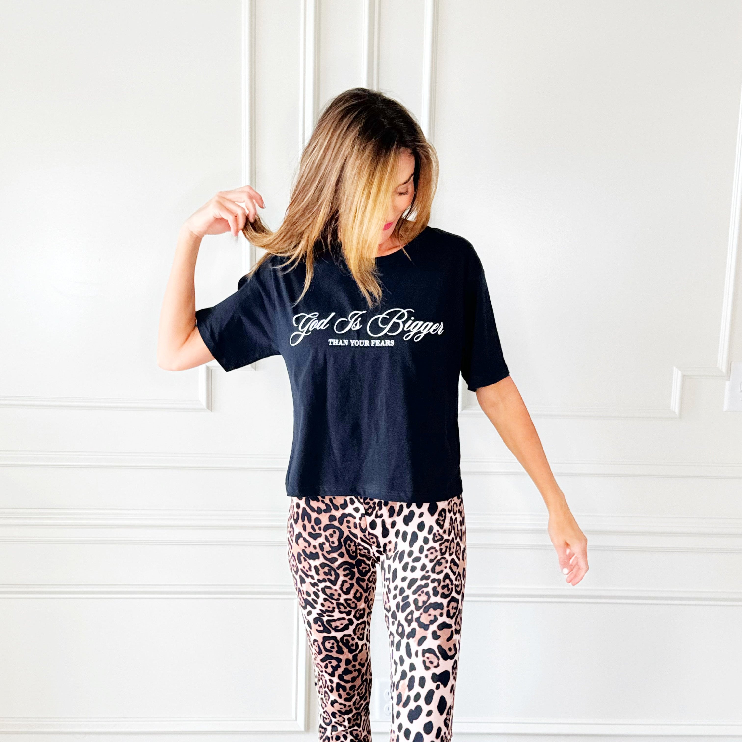 God Is Bigger Cropped Tee