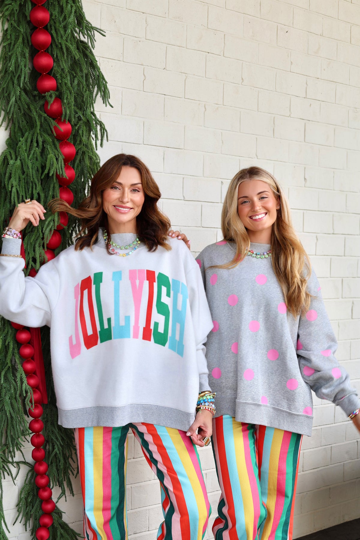 Jollyish & Bright 2-Sided Mock Sweatshirt -PRE-SALE - *Est. Ship Early Oct**