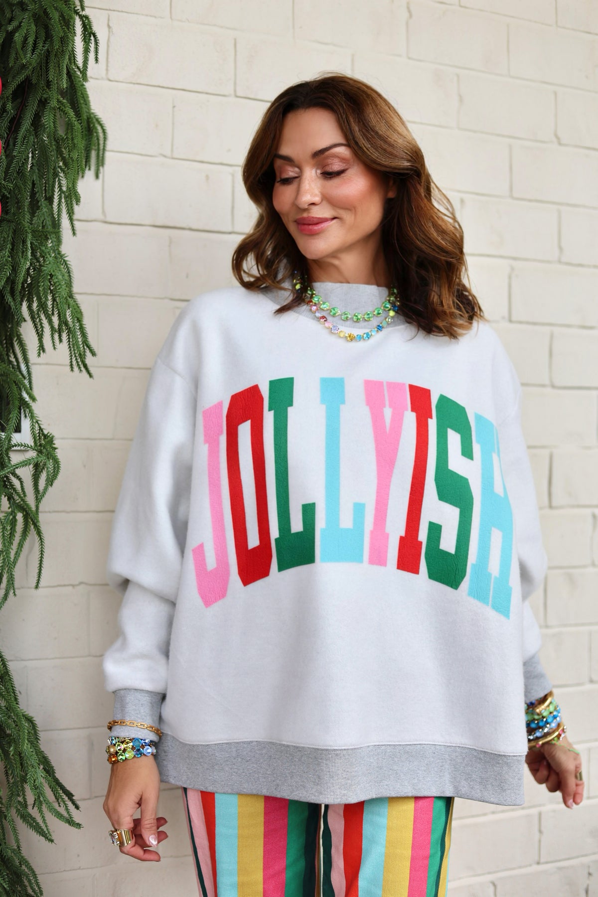 Jollyish & Bright 2-Sided Mock Sweatshirt -PRE-SALE - *Est. Ship Early Oct**